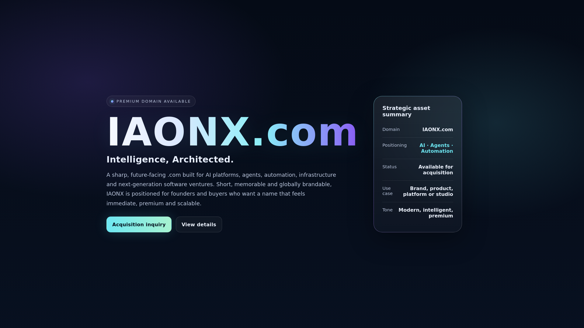 website screenshot of https://iaonx.pages.dev/