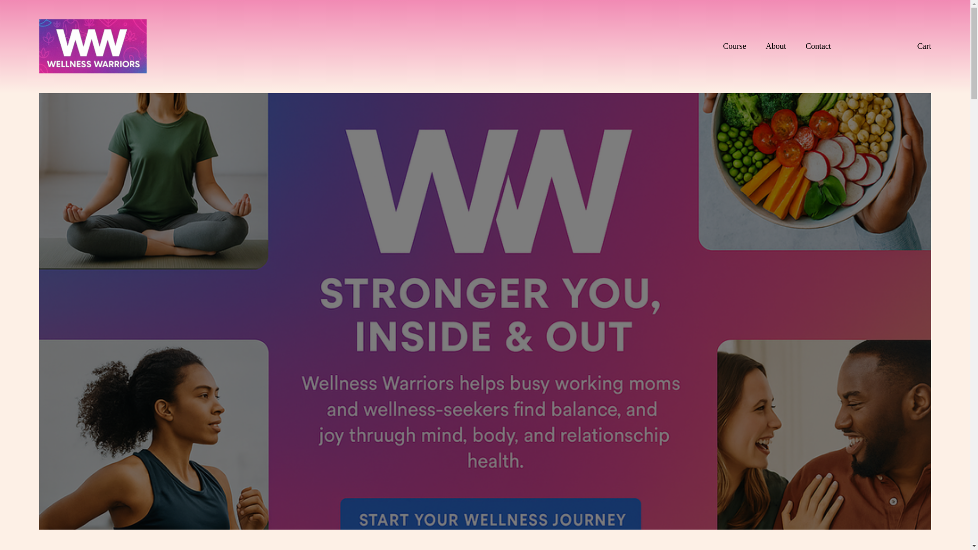 website screenshot of https://wellnesshealingwarriors.com/