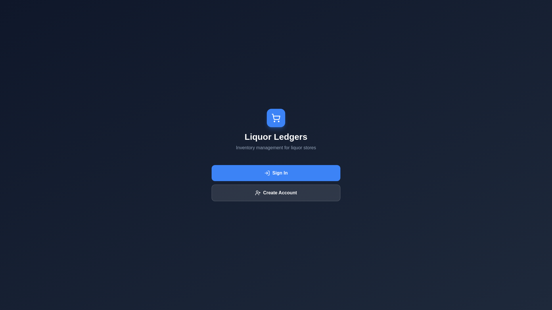 website screenshot of https://liquorledgers.store/