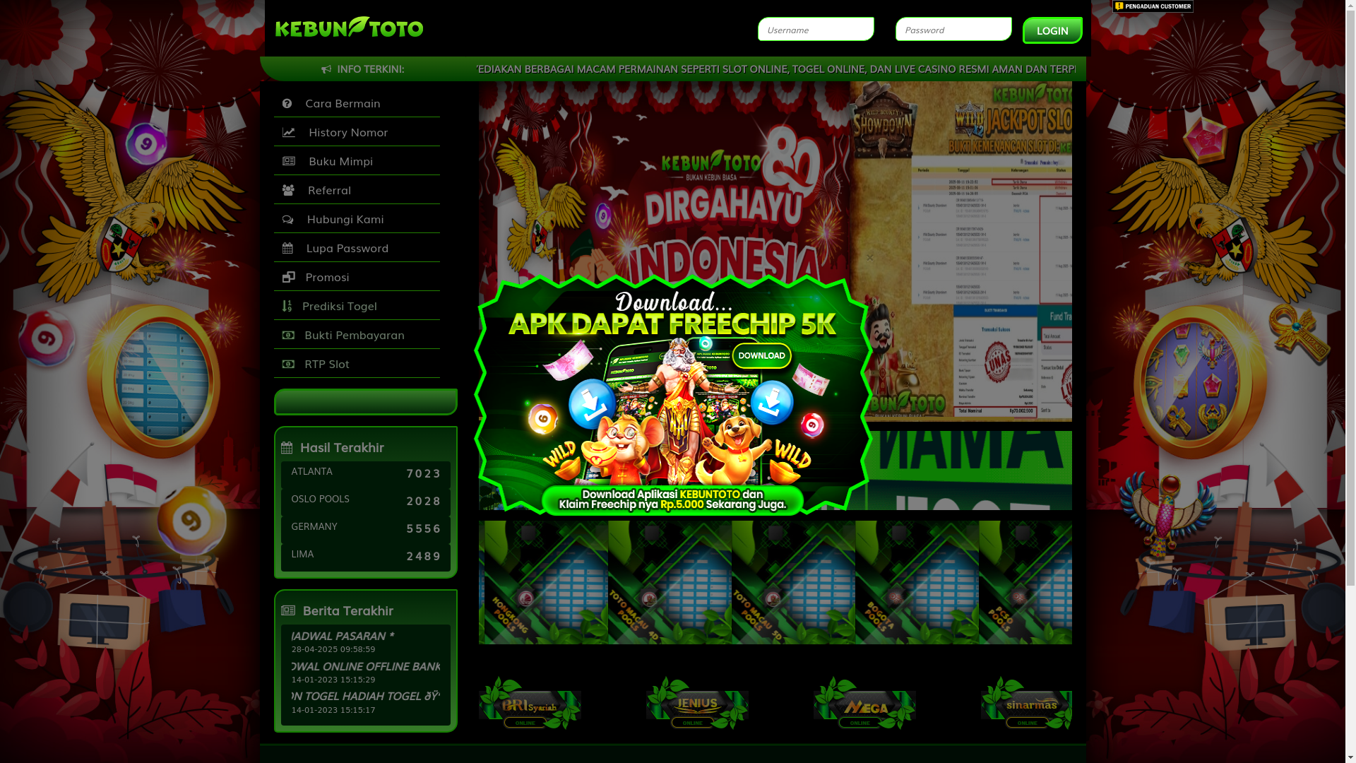 website screenshot of https://kebunceria.com/