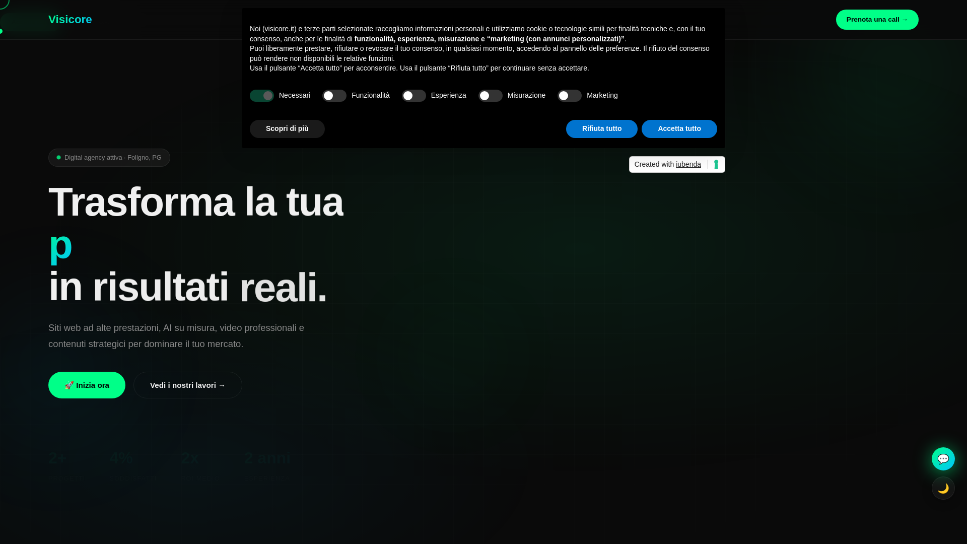 website screenshot of https://visicorestudio.com/