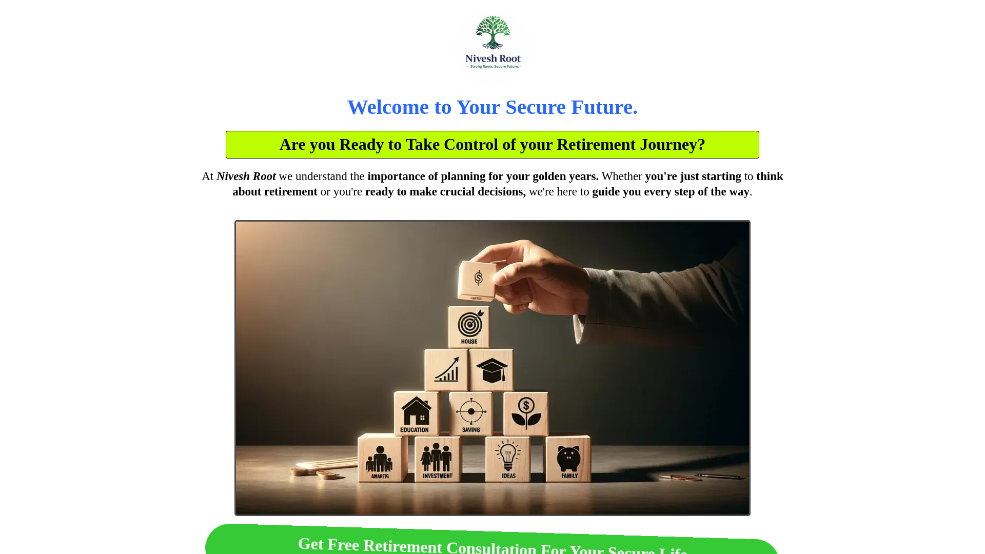 website screenshot of https://wealthysarang.in/