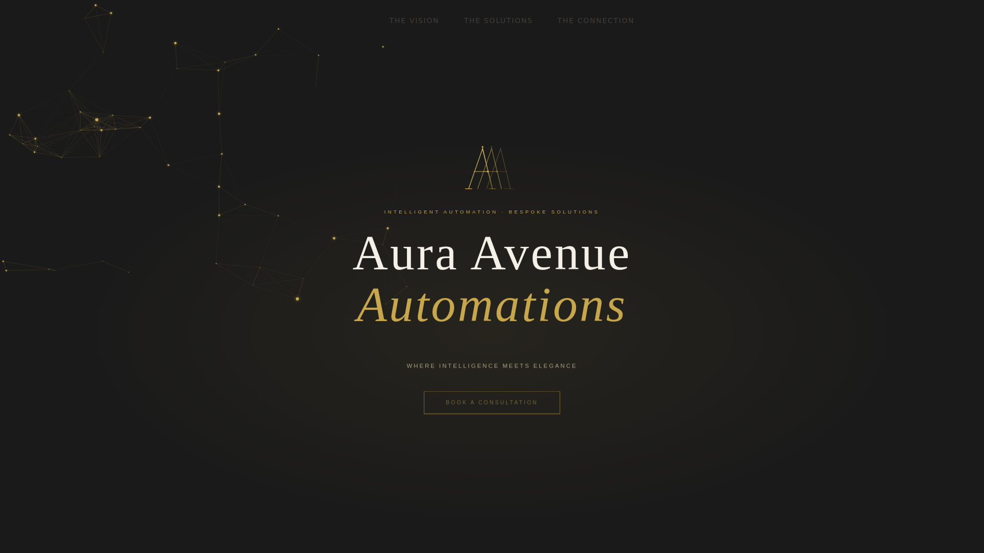 website screenshot of https://auraavenueautomations.com/