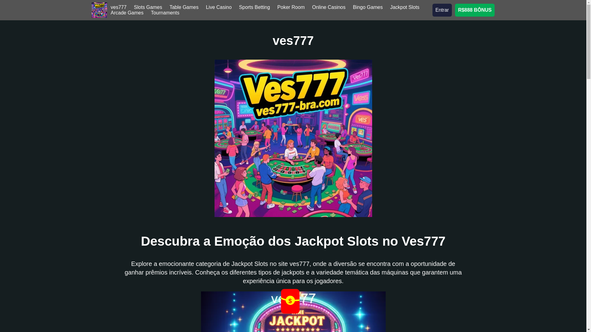website screenshot of https://ves777-bra.com/