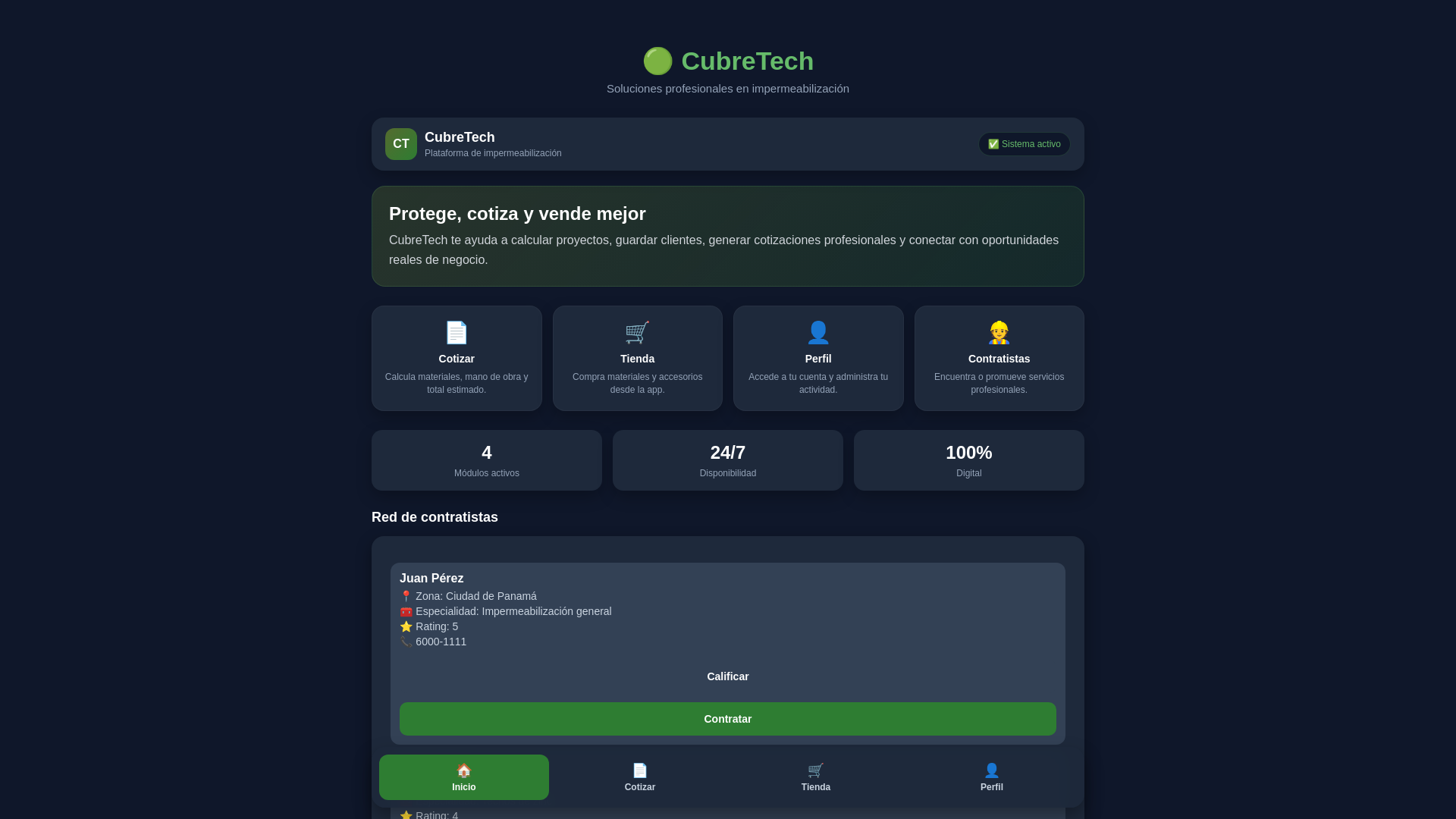 website screenshot of https://cubretech-app.pages.dev/