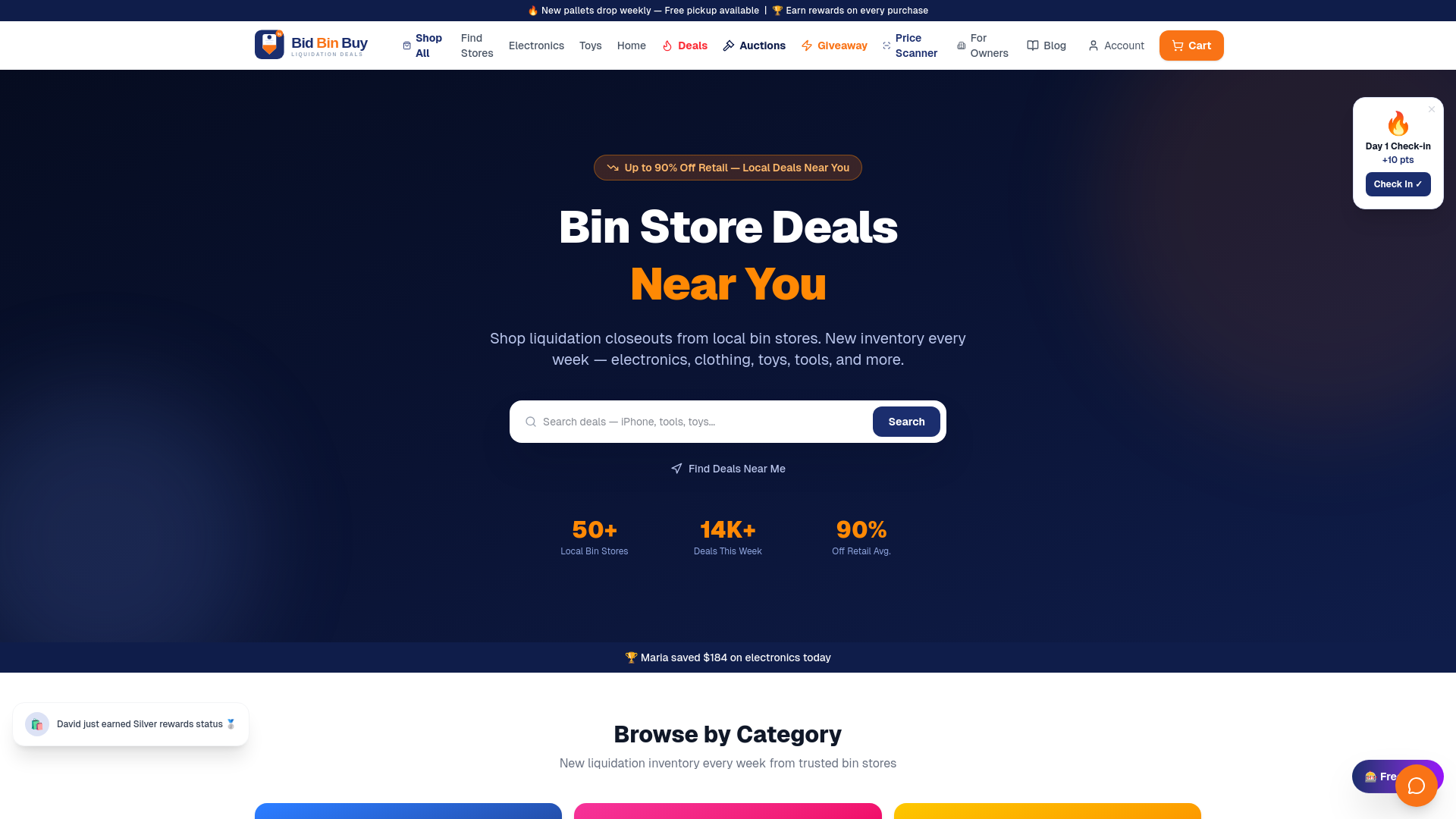 website screenshot of https://bidbinbuy.com/