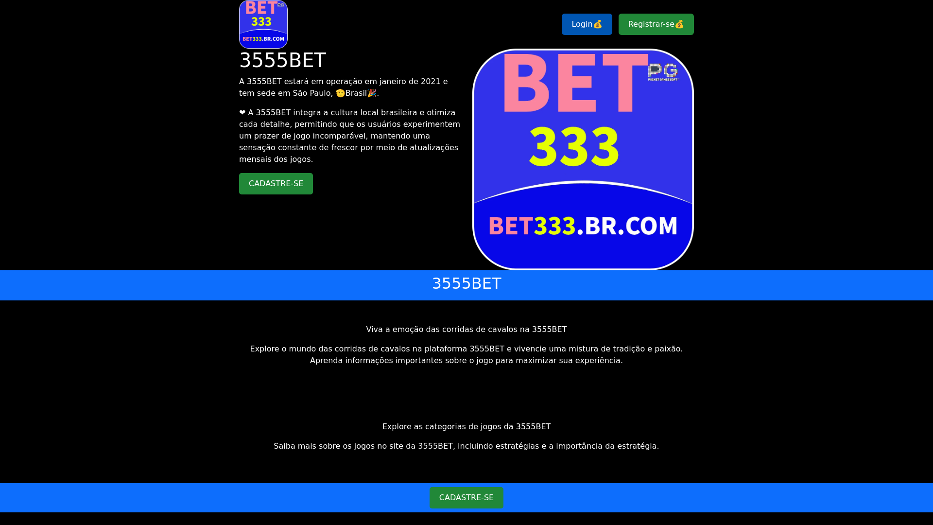 website screenshot of https://3555betbrasil.com/