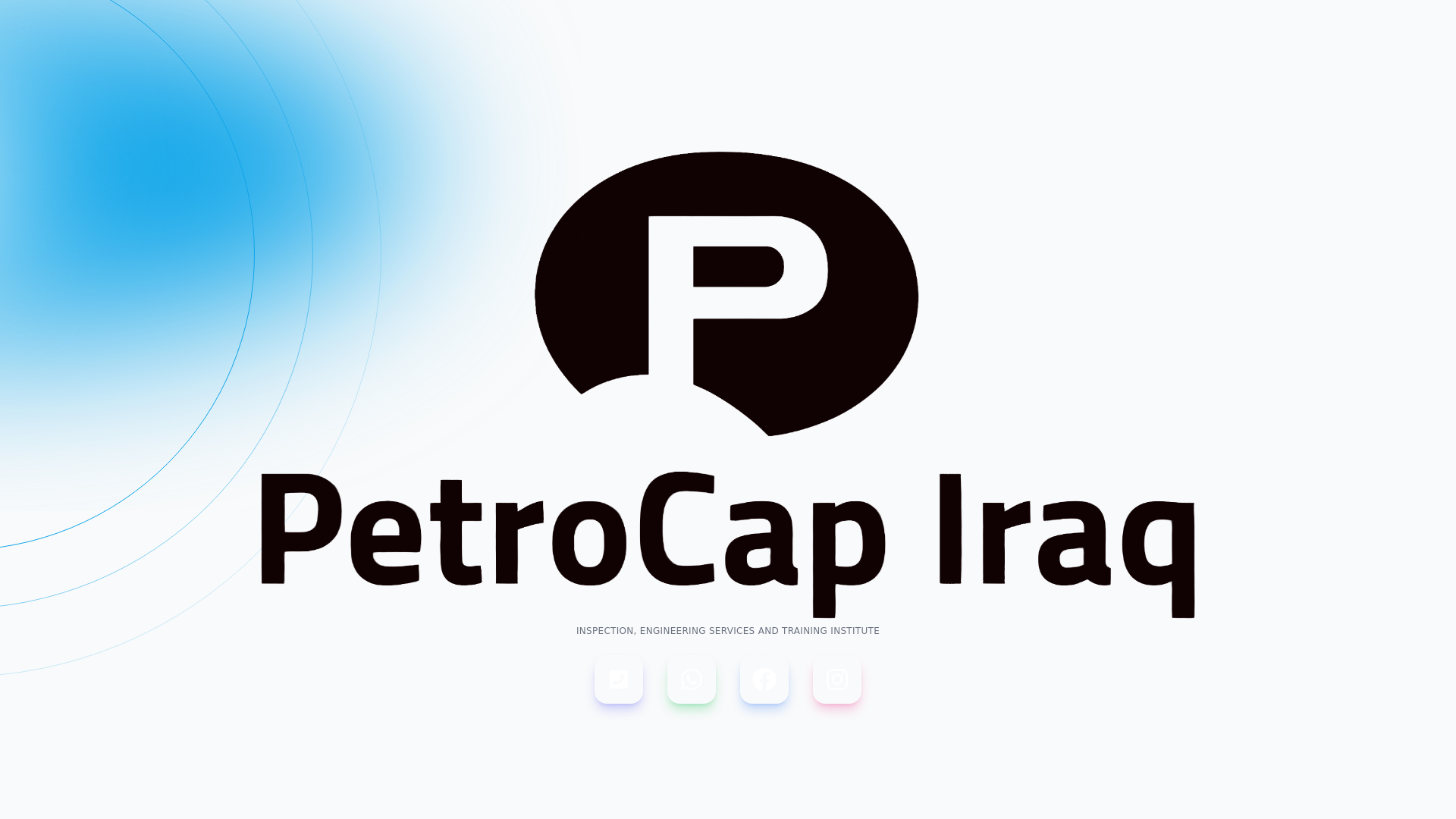 website screenshot of https://petrocapiraq.org