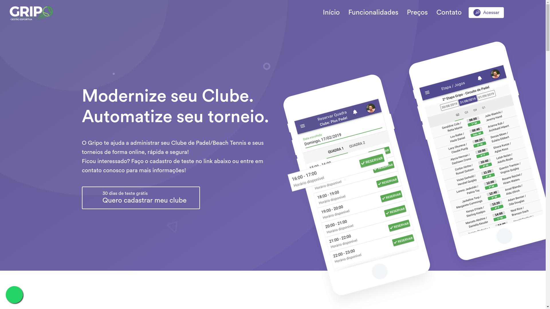 website screenshot of https://gripo-site.pages.dev/