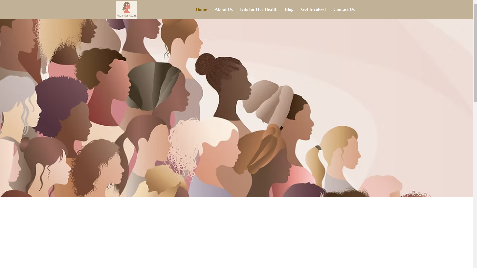 website screenshot of https://rise4herhealth.org/