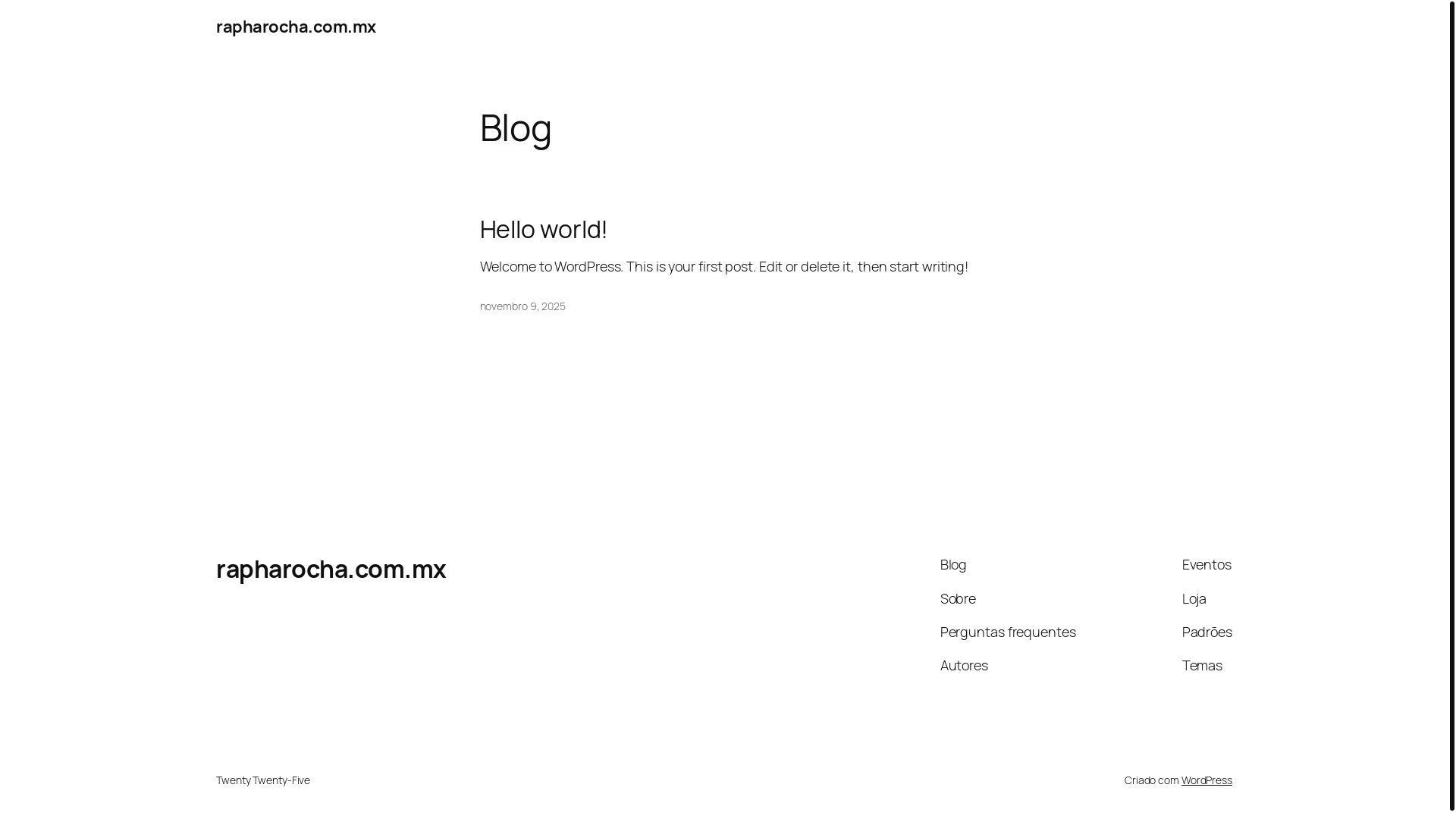 website screenshot of https://rapharocha.com.mx/