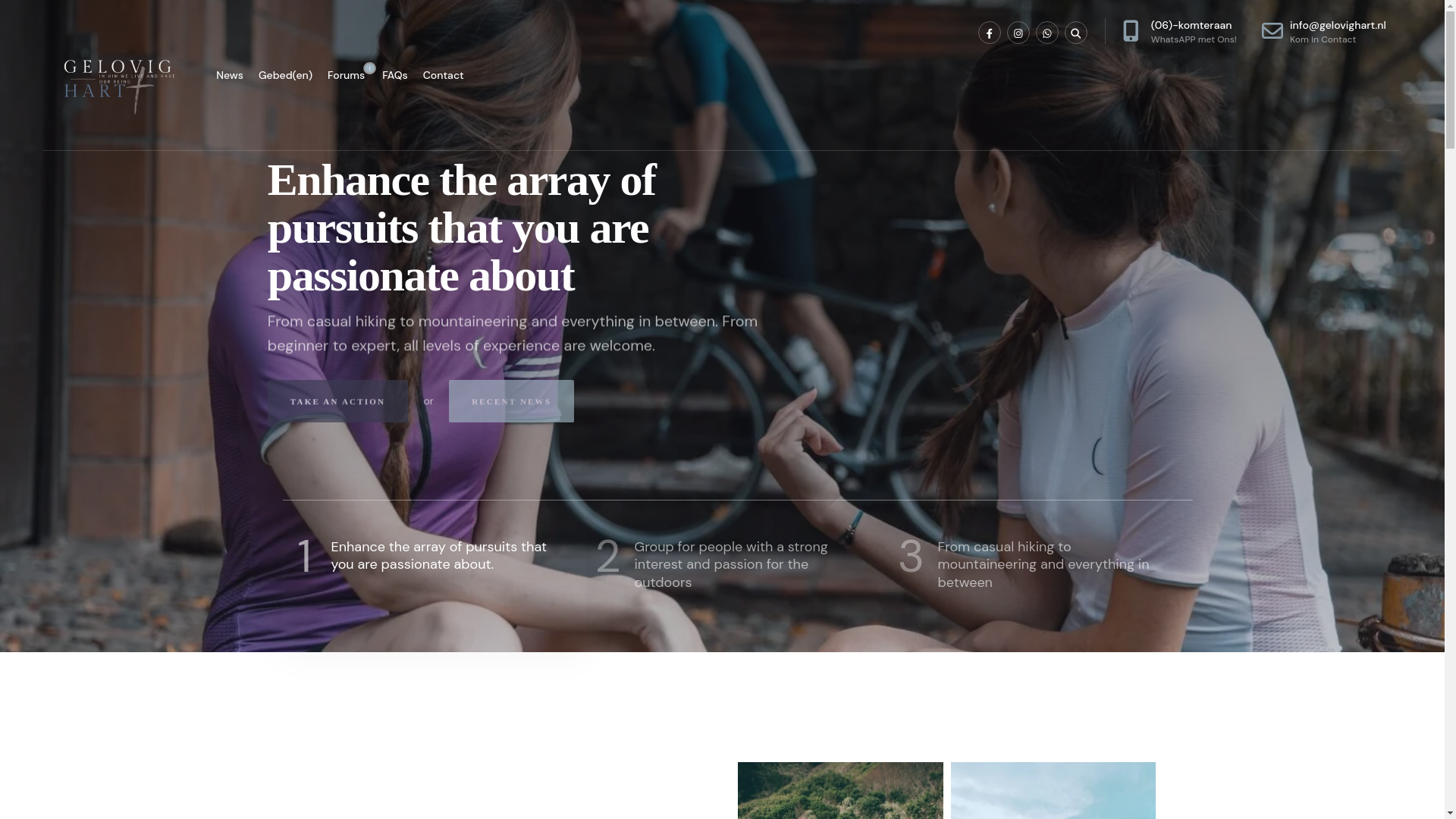 website screenshot of https://gelovighart.nl/