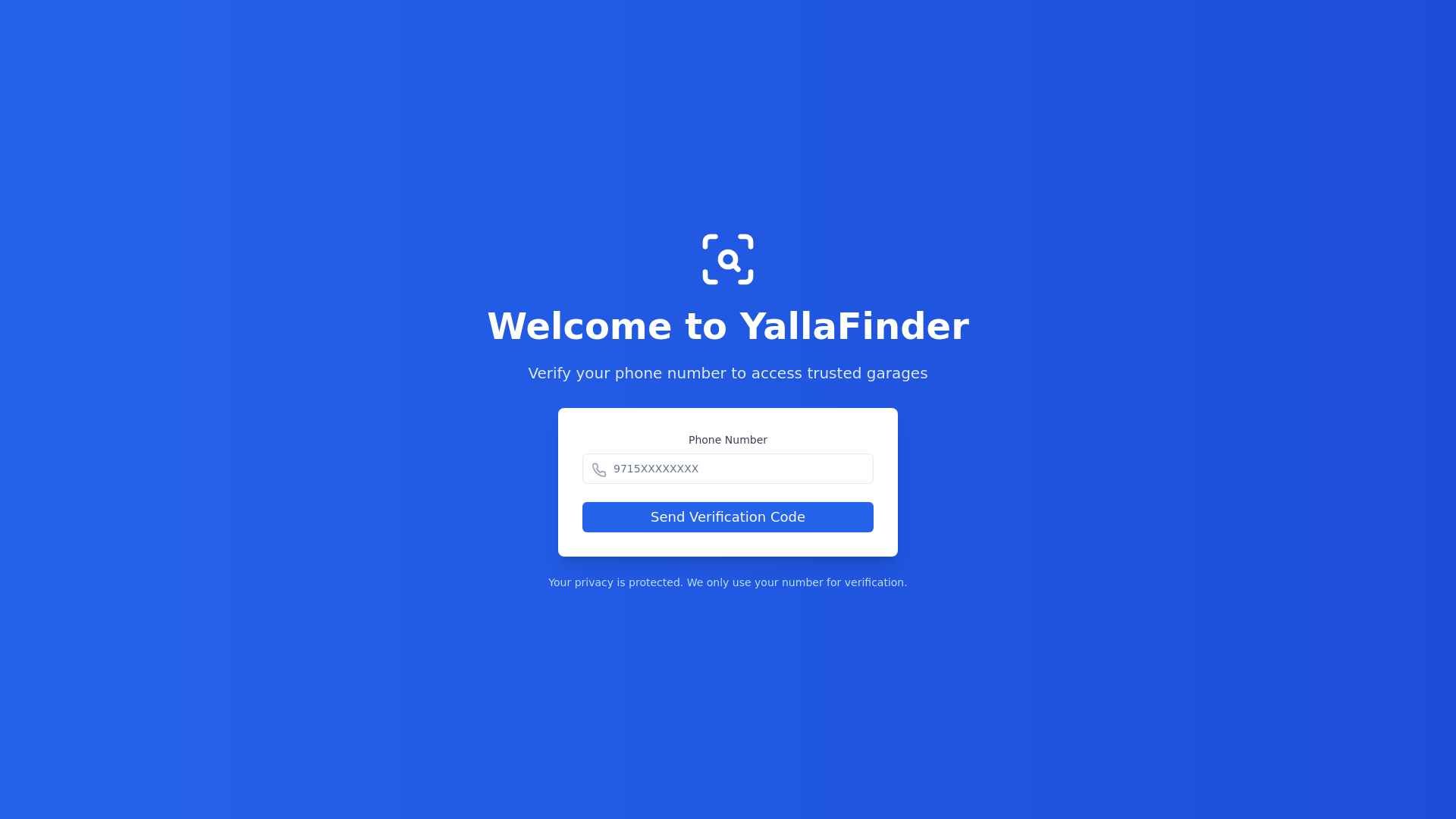 website screenshot of https://garage-find-hub-ui.pages.dev/