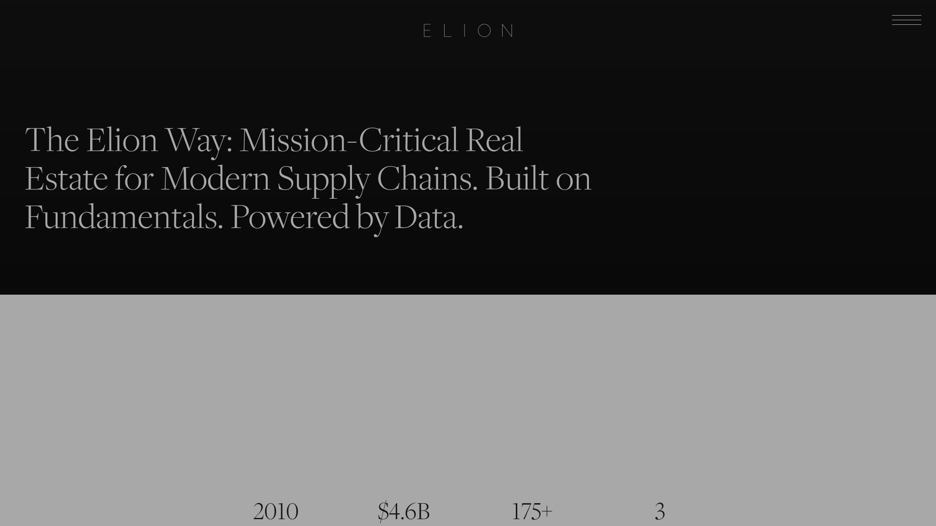 website screenshot of http://www.elionpartners.com/