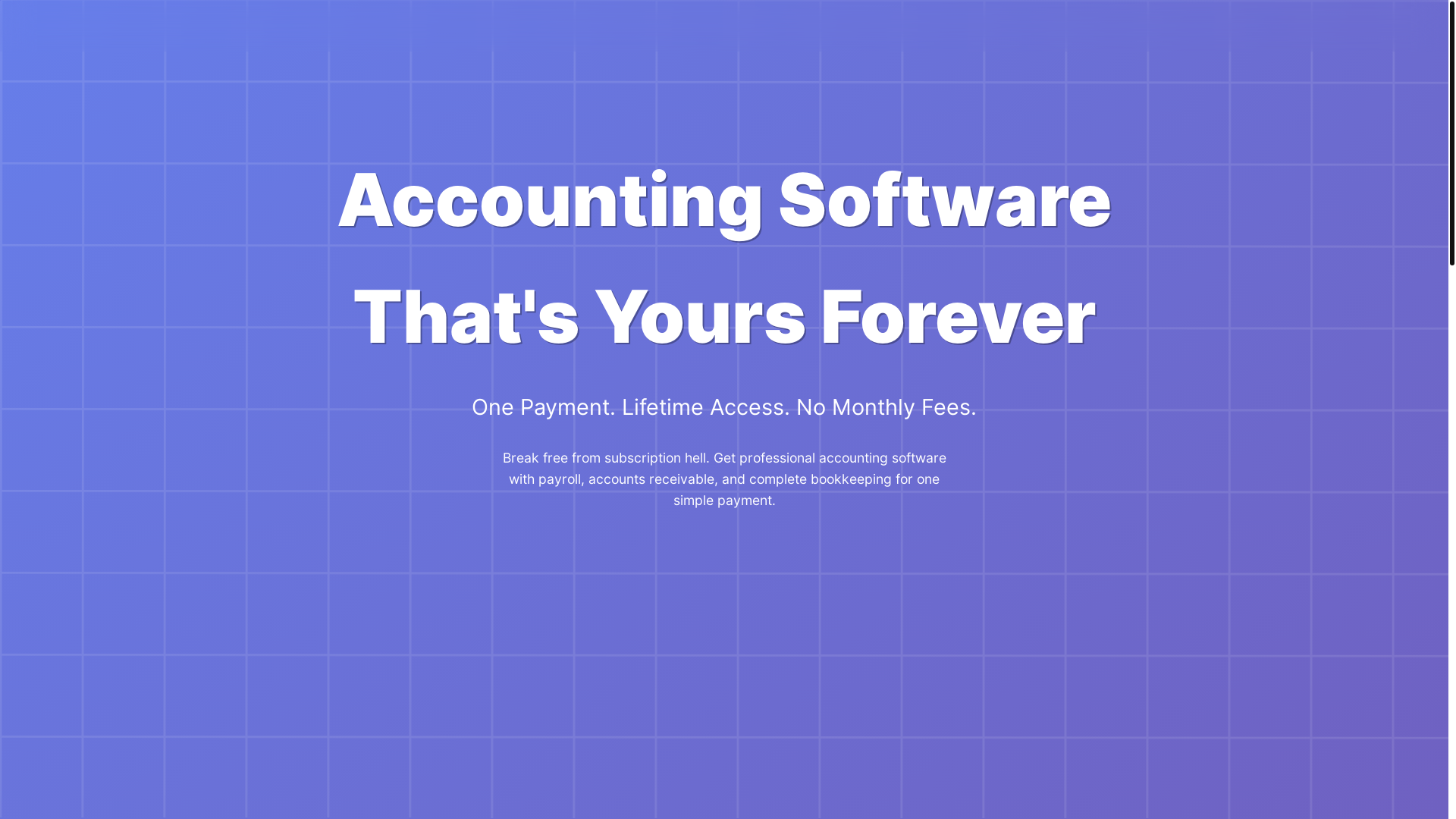 website screenshot of https://trycorebooks.com/