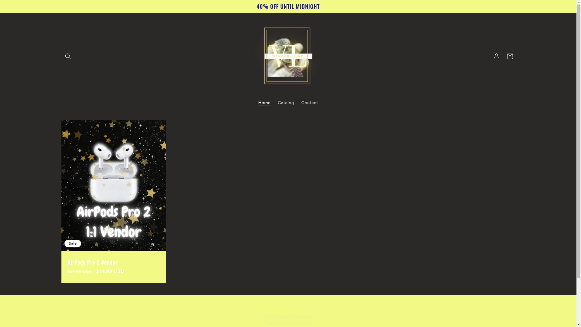 website screenshot of https://vendorlinkz.com/