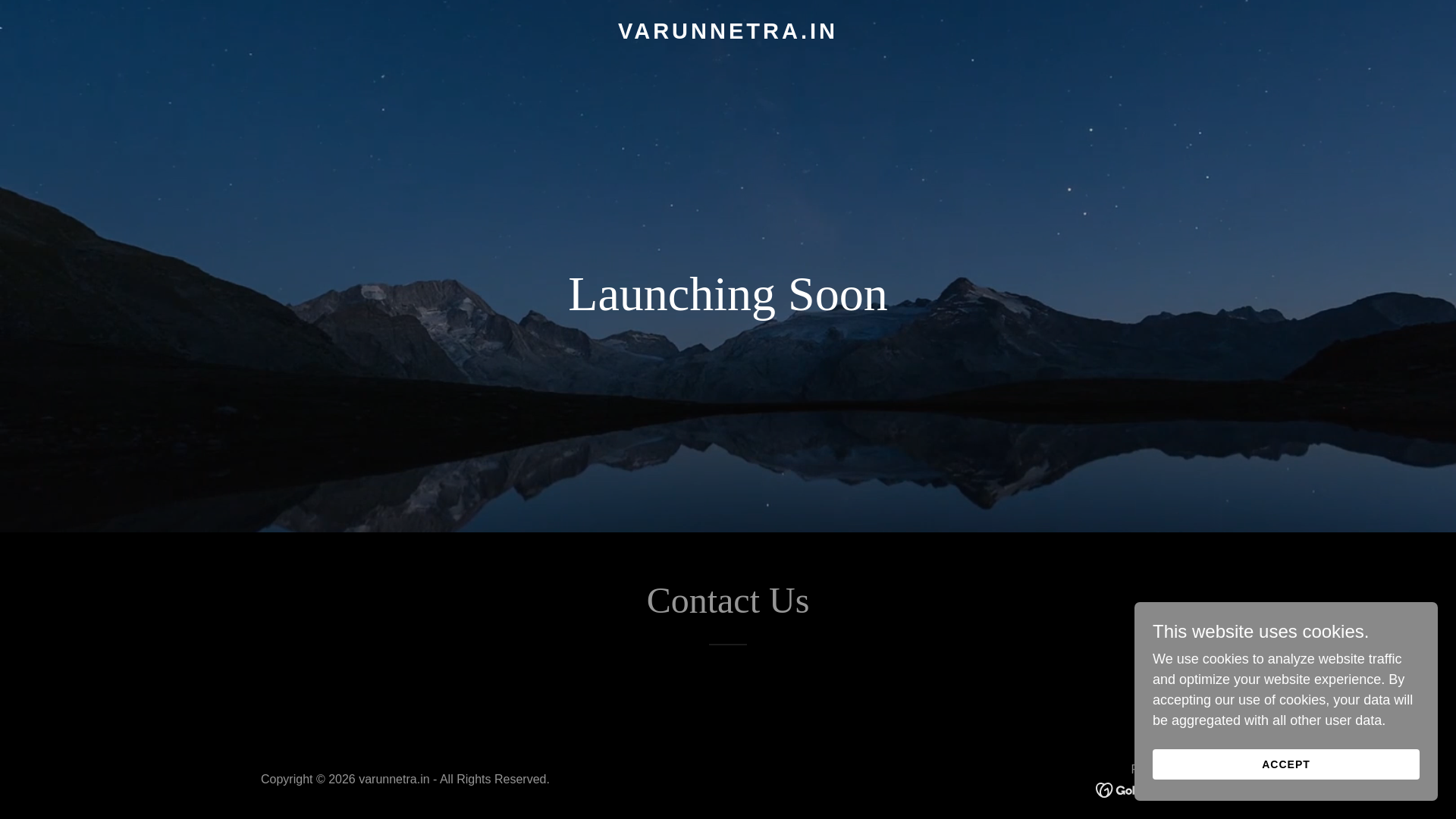 website screenshot of https://varunnetra.in/