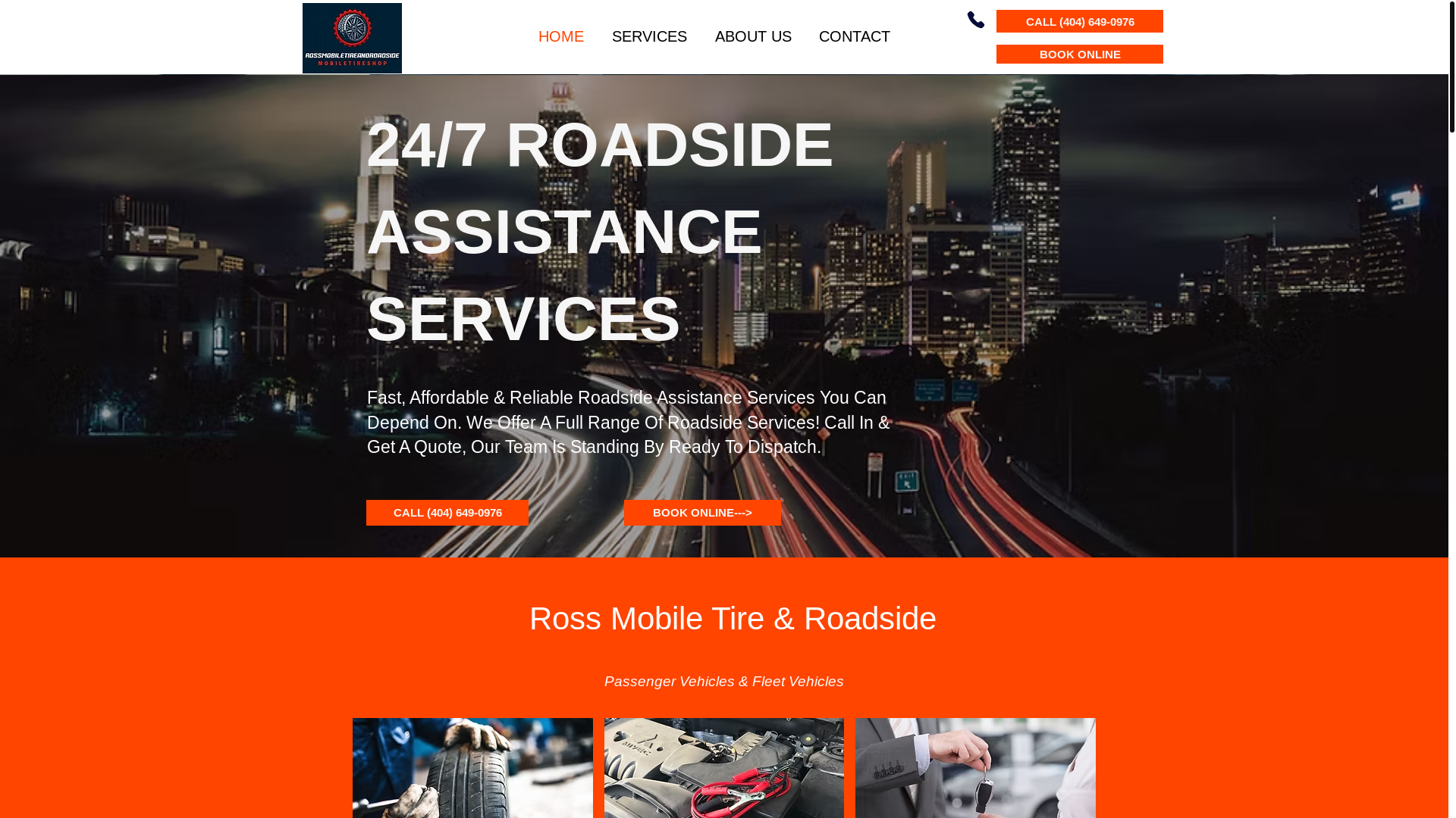 website screenshot of https://rossmobiletireandroadside.com/