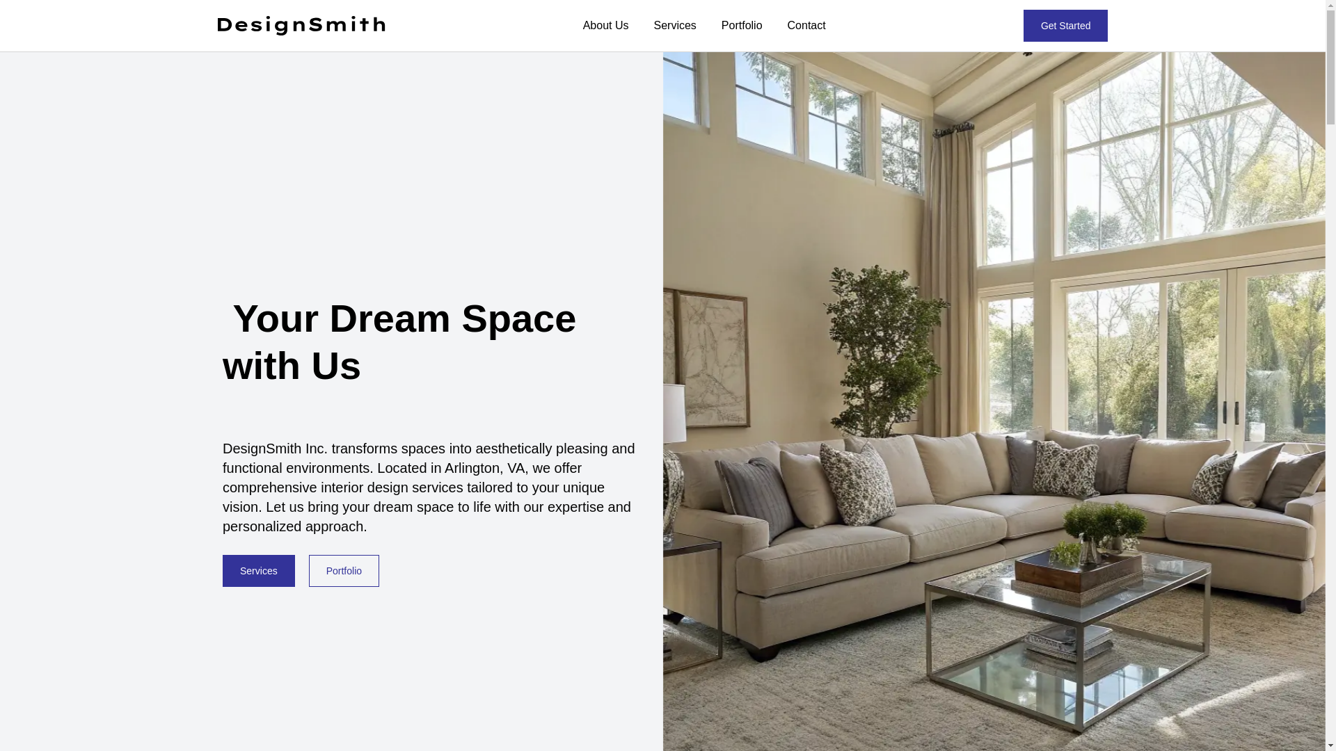 website screenshot of https://designsmithincva.com/