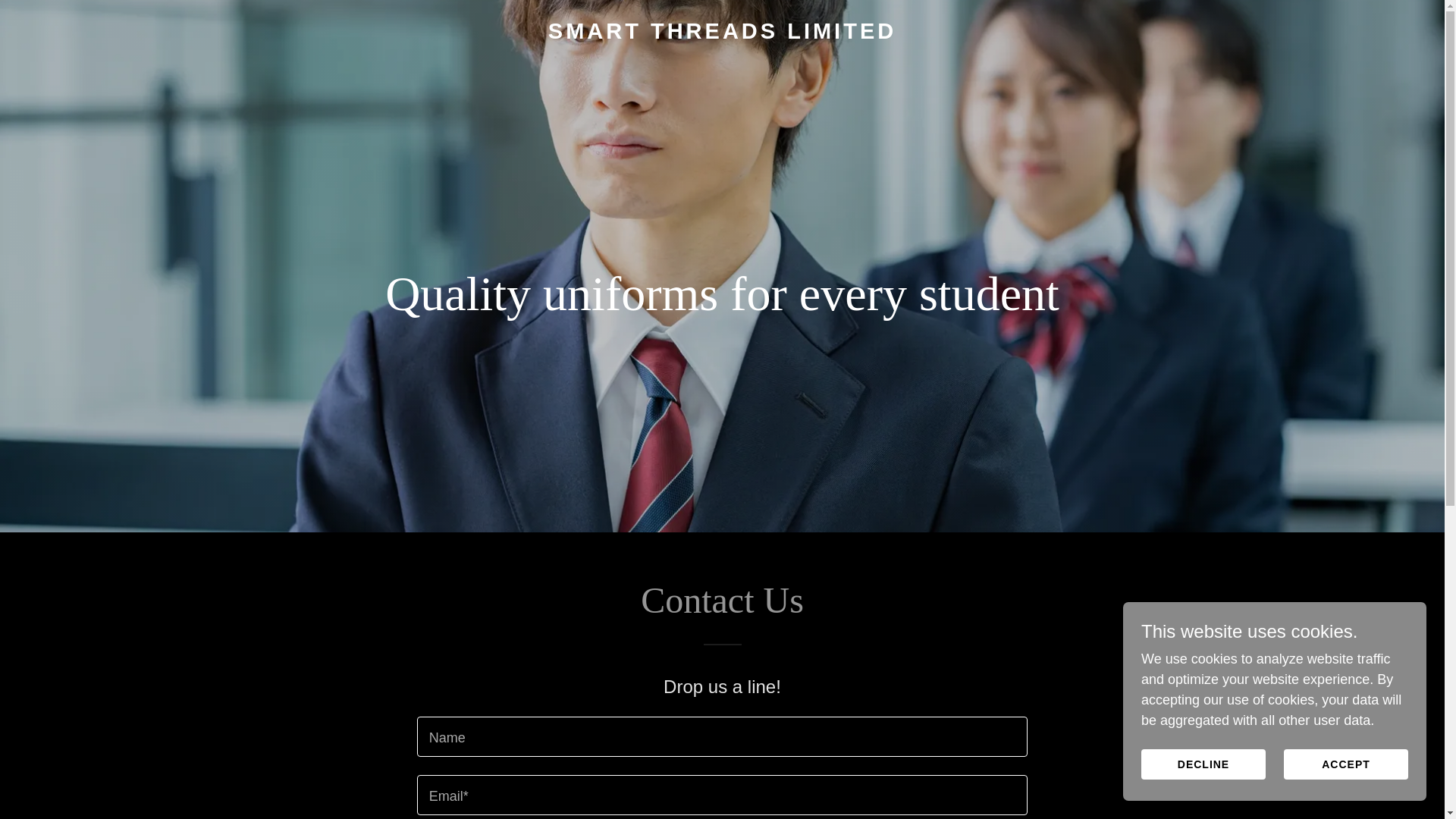 website screenshot of https://smartthreads.co.uk/