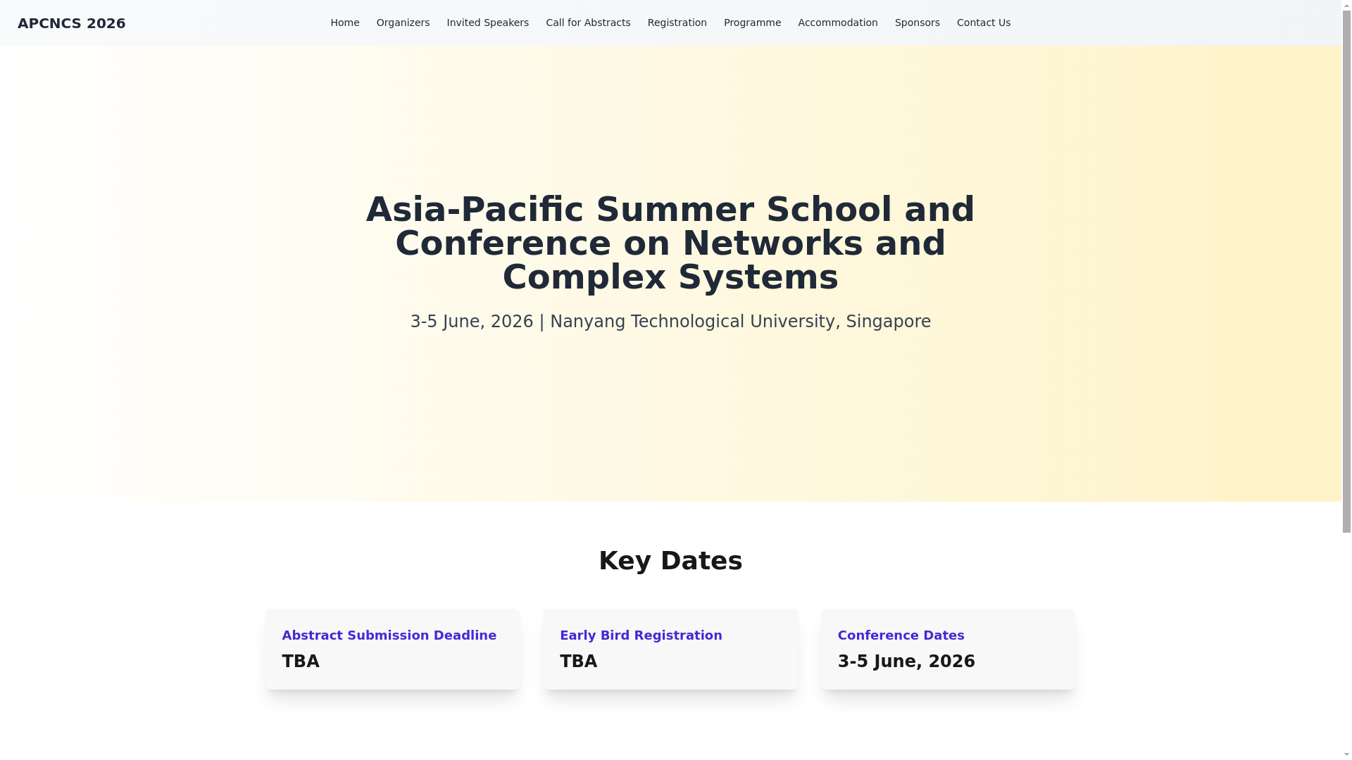 website screenshot of https://apcncs2026.pages.dev/