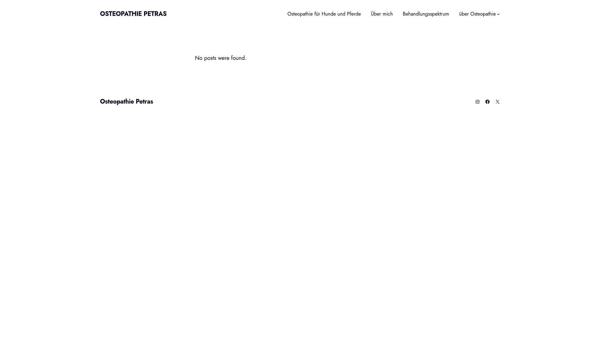 website screenshot of https://hund-und-pferd-osteopathie.de/