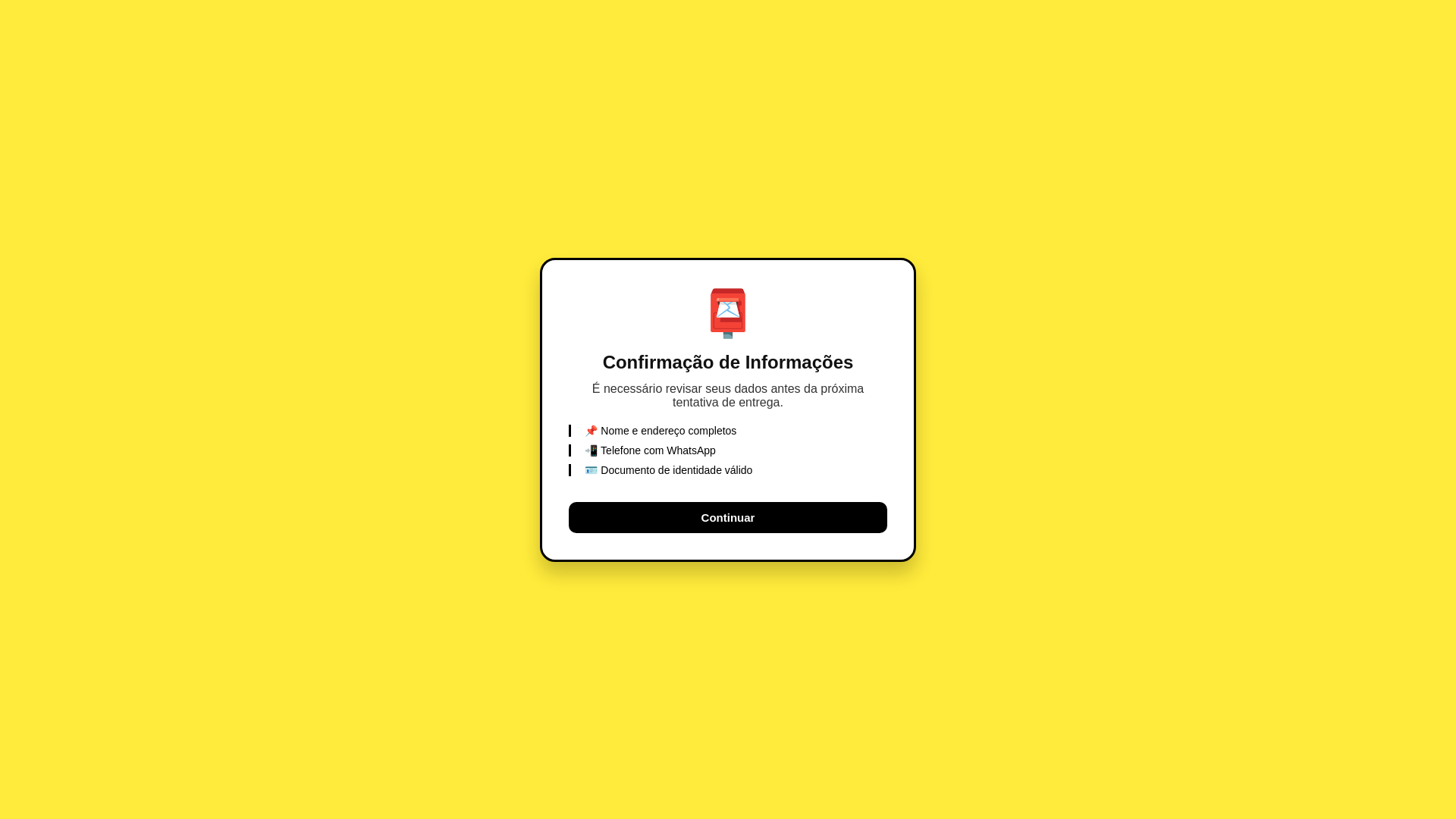 website screenshot of https://cadastroshoje.shop/