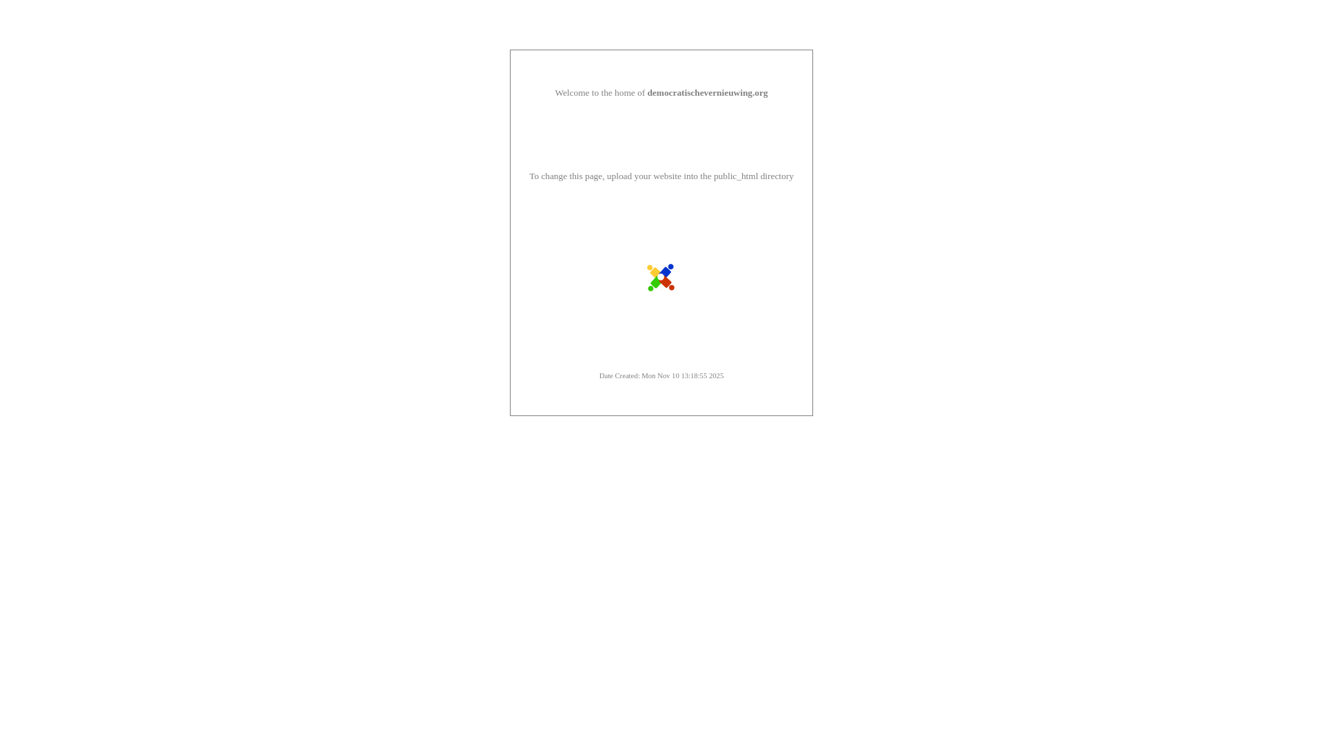 website screenshot of https://democratischevernieuwing.org/