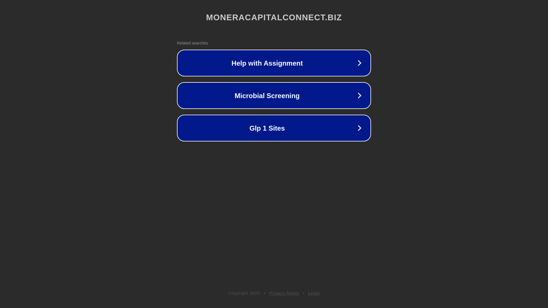 website screenshot of https://moneracapitalconnect.biz/
