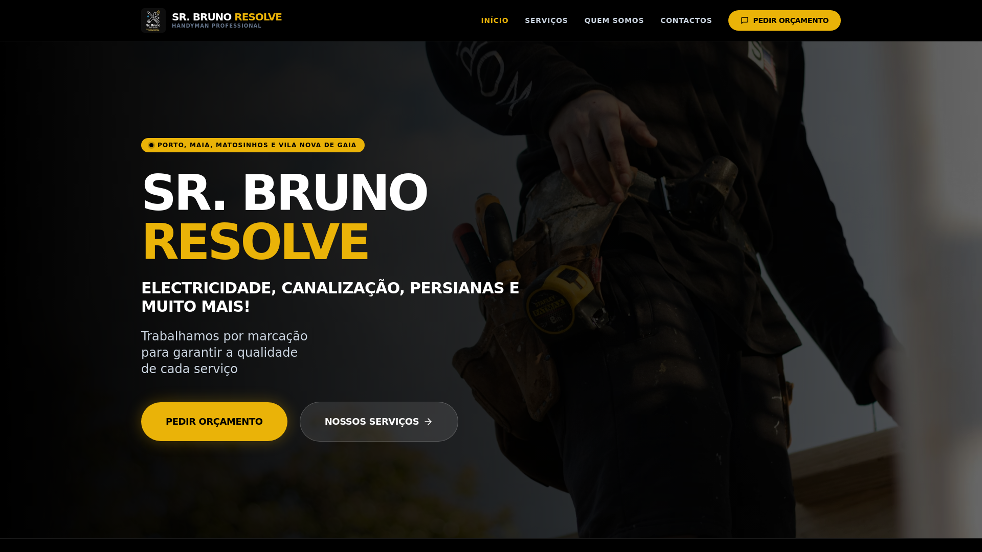 website screenshot of https://srbrunoresolve.pt