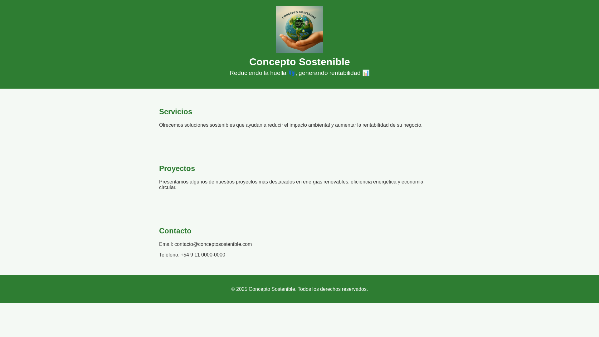 website screenshot of https://conceptosostenible2.pages.dev/