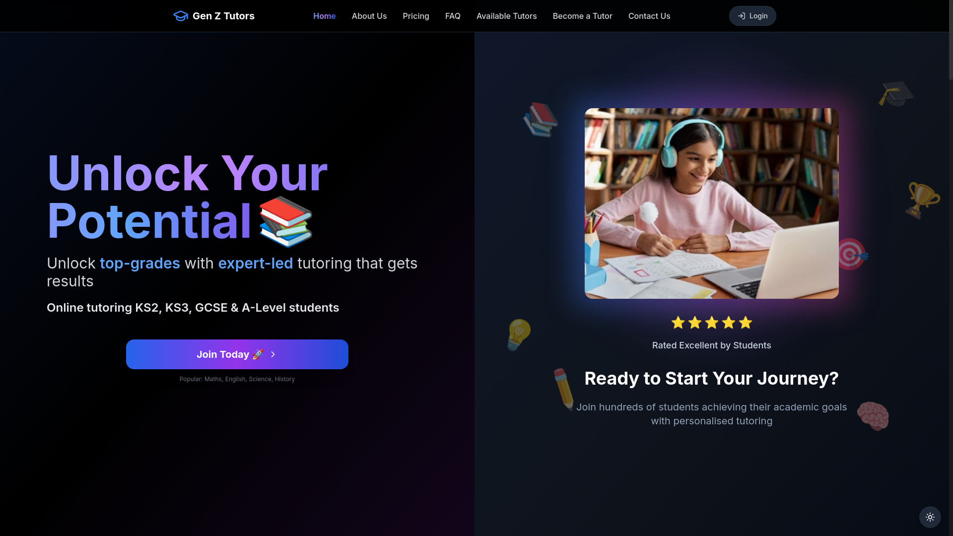 website screenshot of https://edcentra.uk/