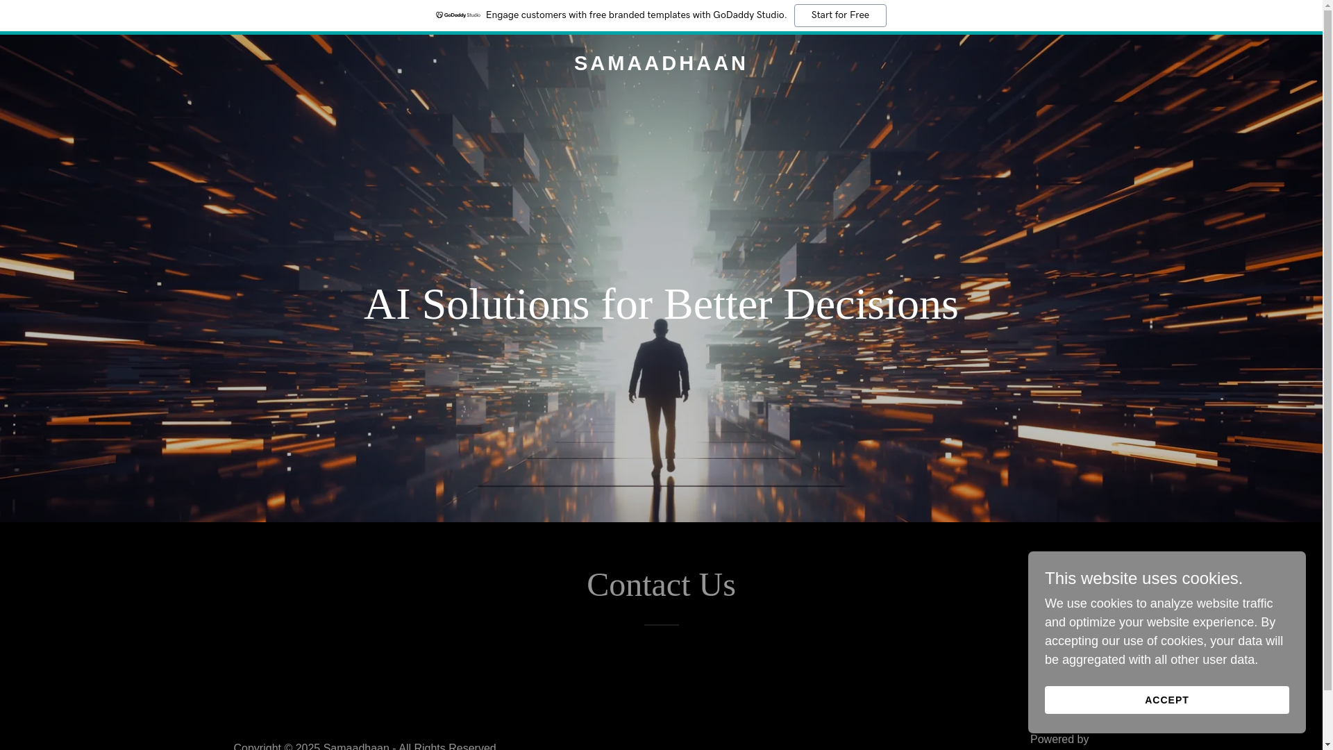 website screenshot of https://samaadhaan.org.in/