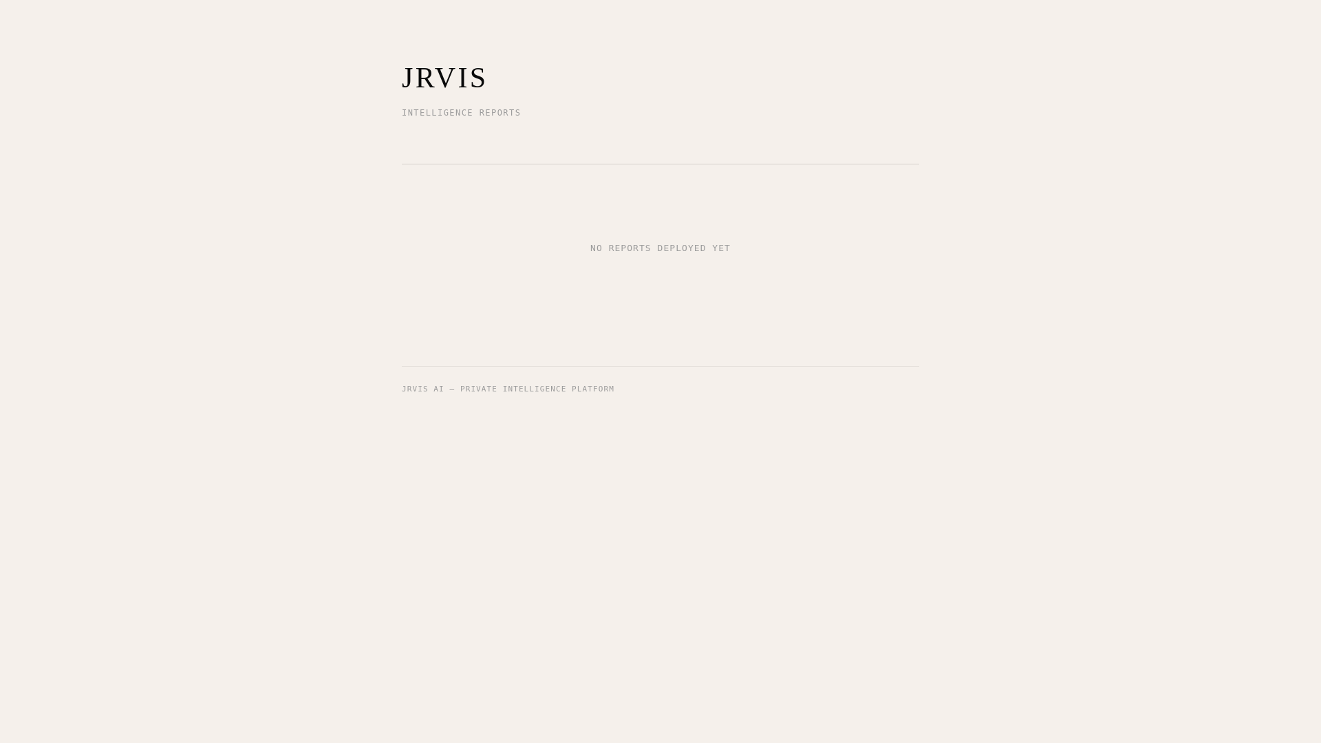 website screenshot of https://jrvis-reports.pages.dev/