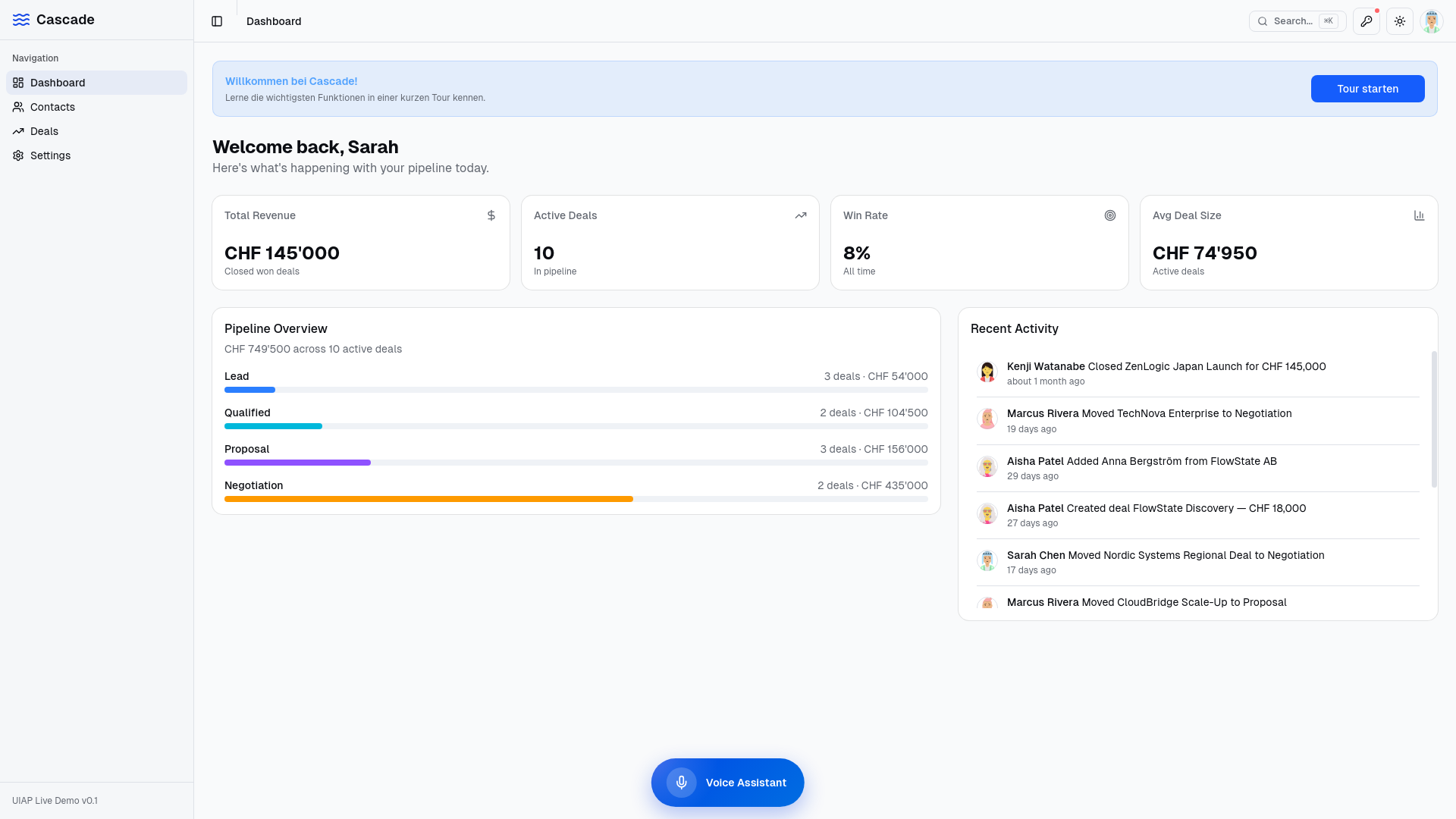 website screenshot of https://uiap-demo.pages.dev/