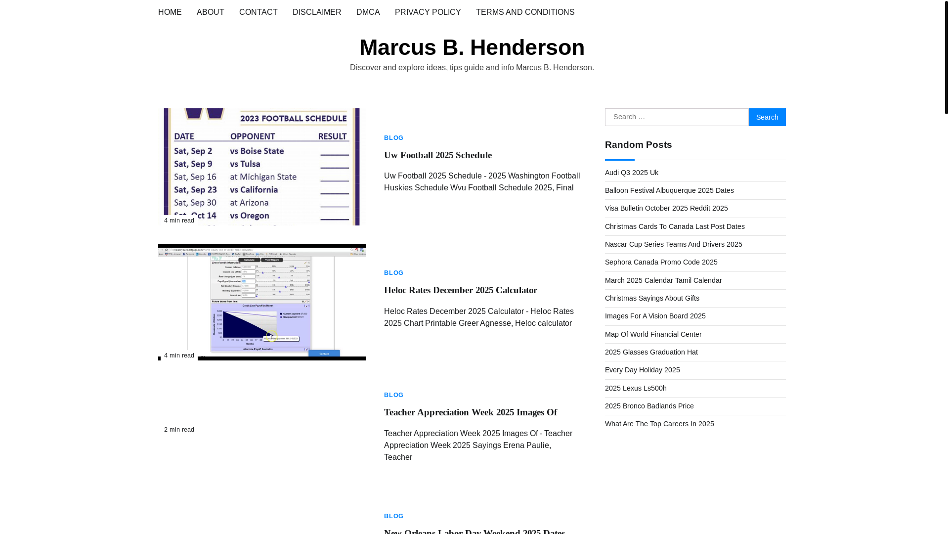 website screenshot of https://marcusbhenderson.pages.dev/