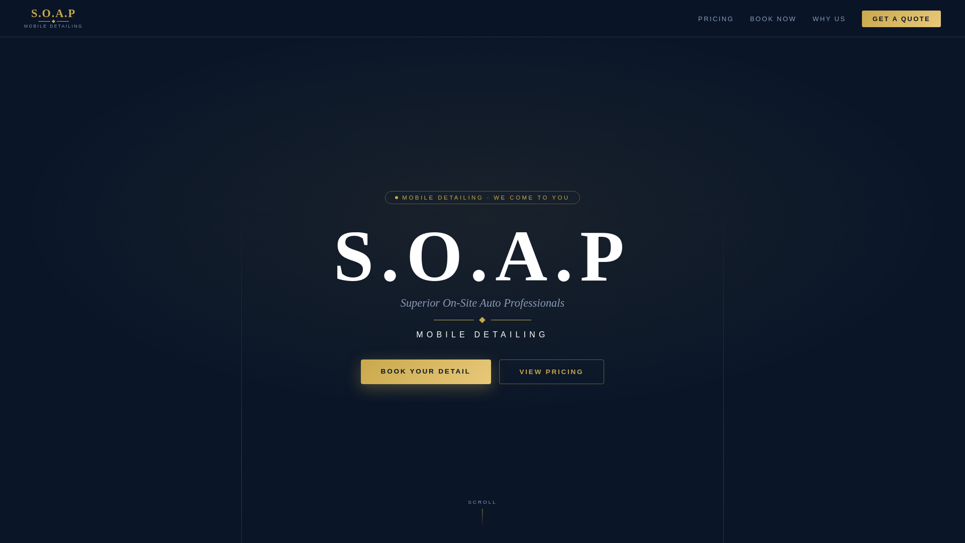 website screenshot of https://soapmd.org/