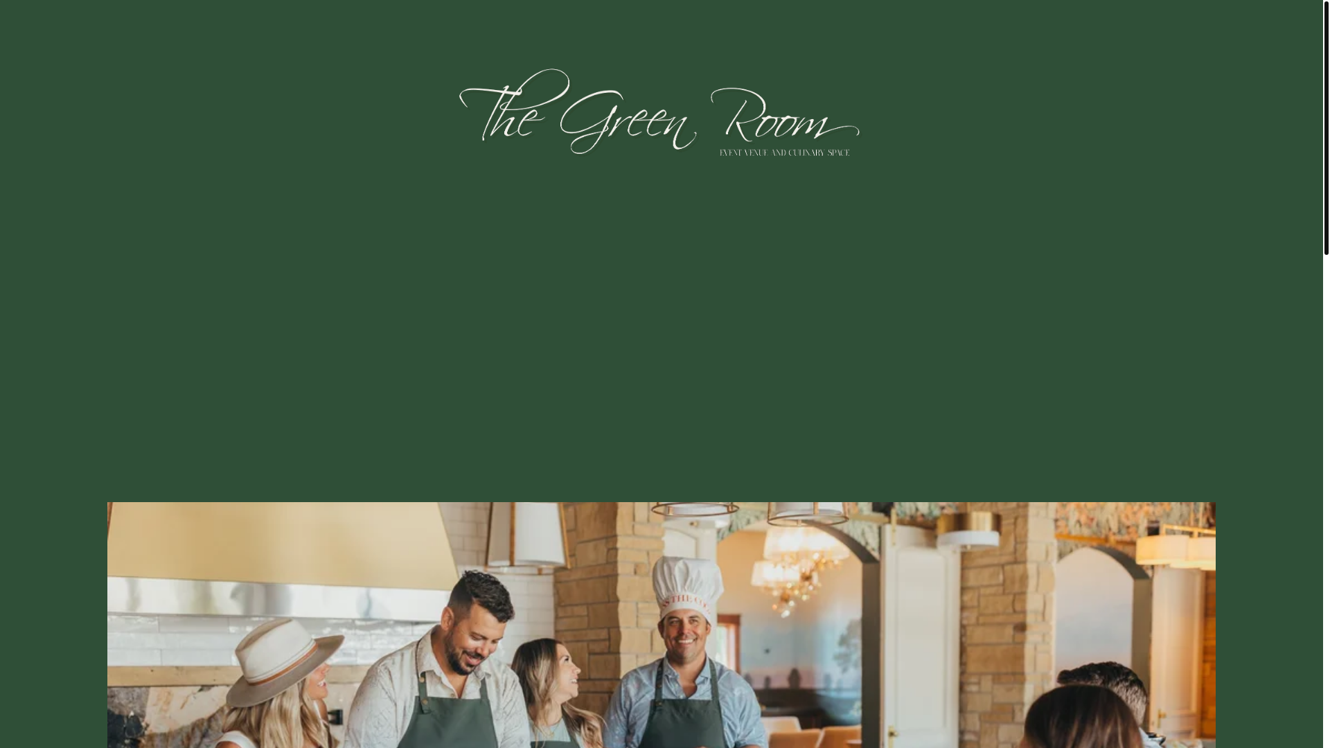 website screenshot of https://thegreenroomsouthdakota.com/