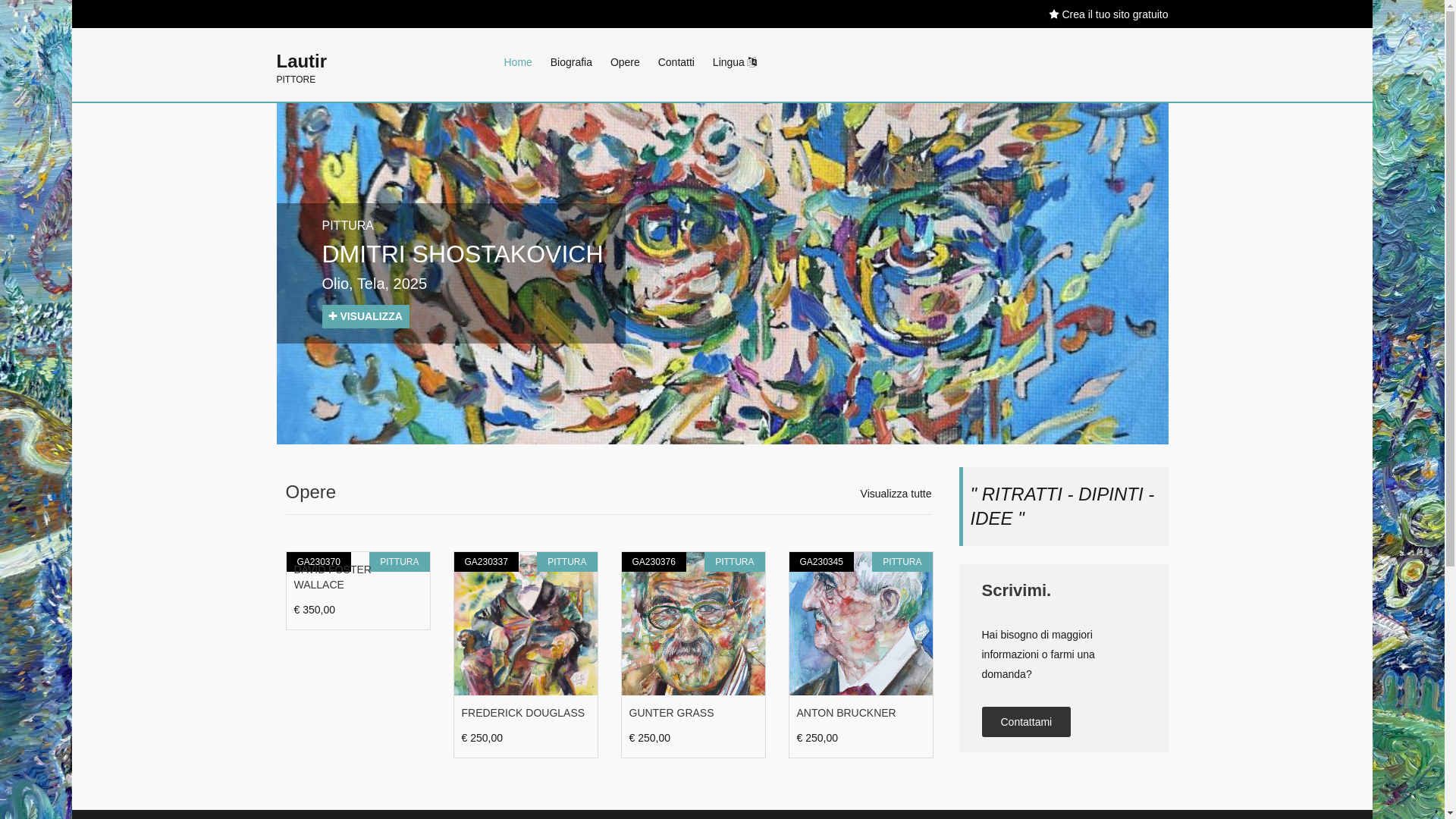 website screenshot of https://lautir.it/