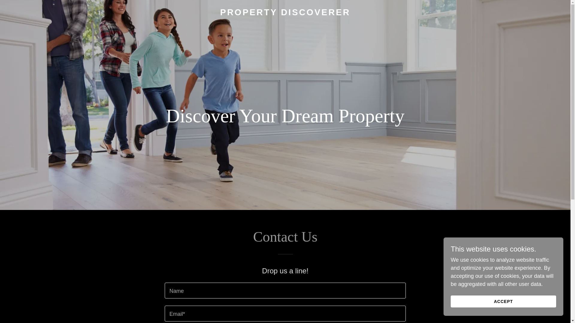 website screenshot of https://propertysdiscoverer.com/