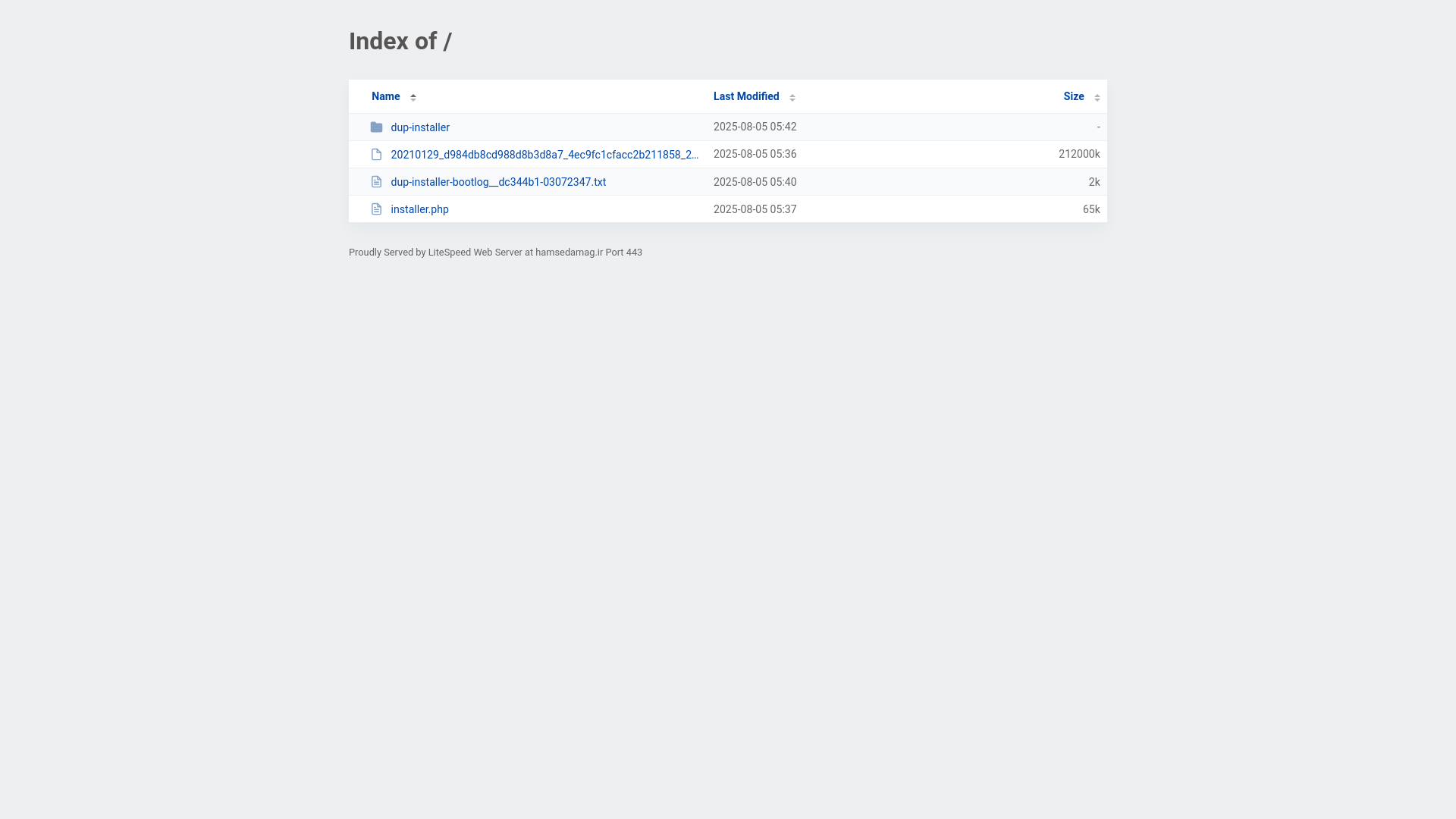 website screenshot of https://hamsedamag.ir/