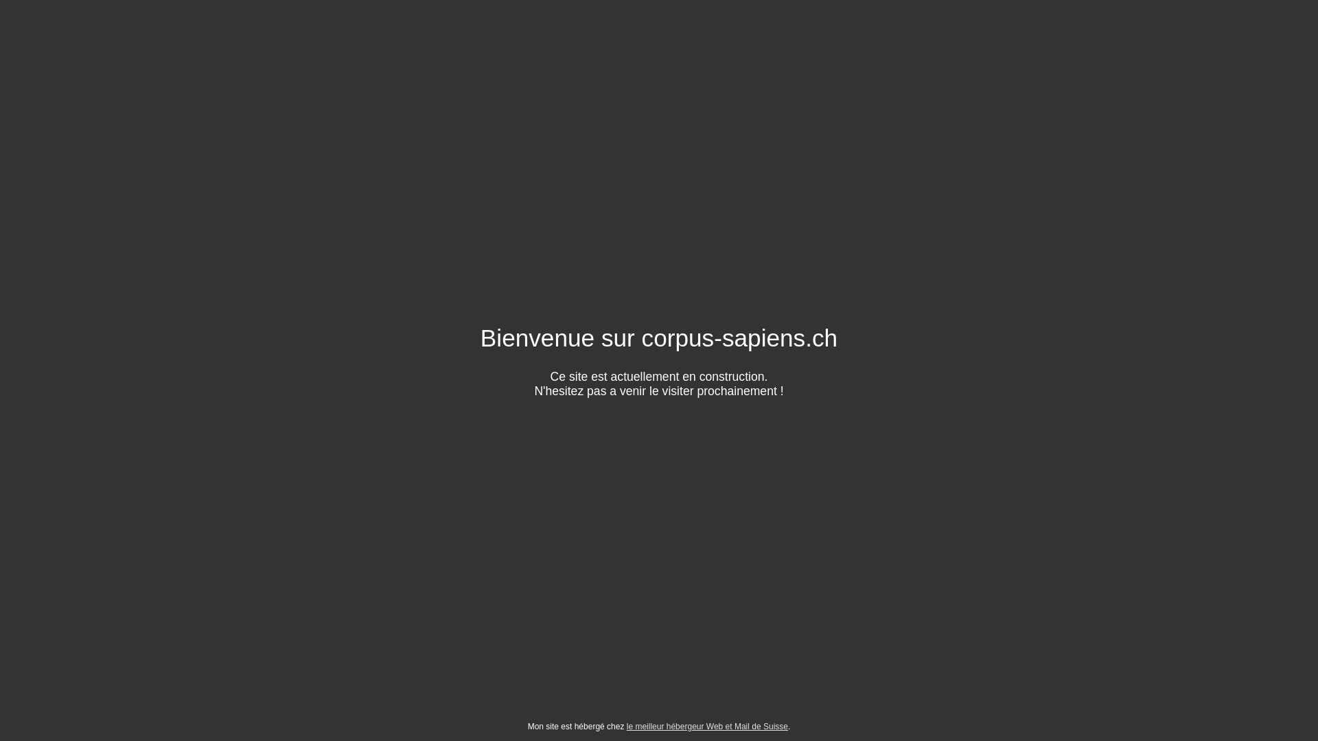 website screenshot of https://corpus-sapiens.ch/