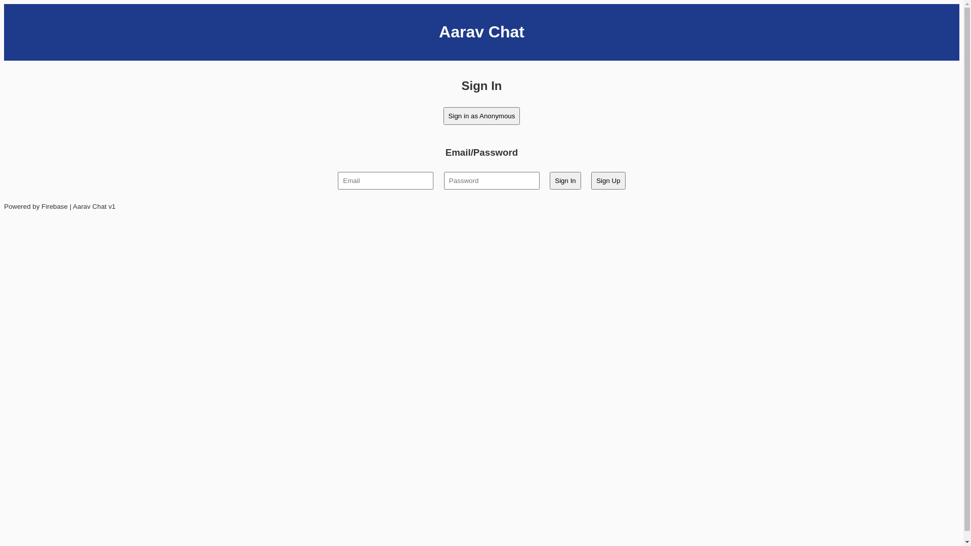 website screenshot of https://aaravchat-v1.pages.dev/