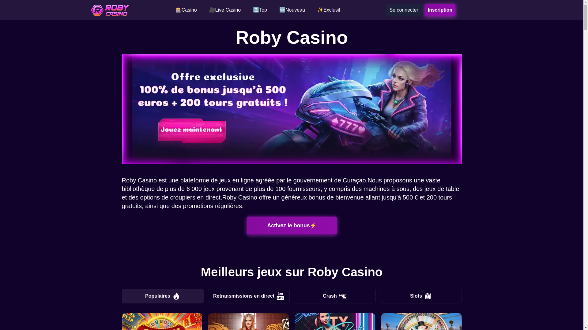 website screenshot of https://robycasinos-fr-4079.pages.dev/