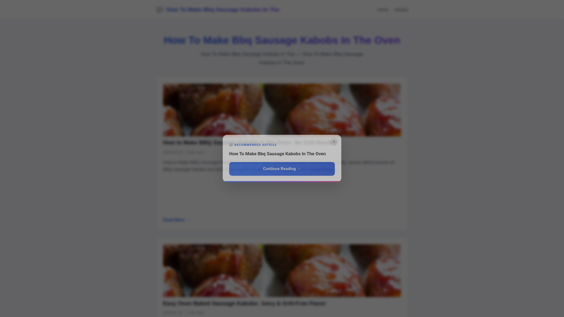 website screenshot of https://how-to-make-bbq-sausage-kabobs-in-the-oven.pages.dev/