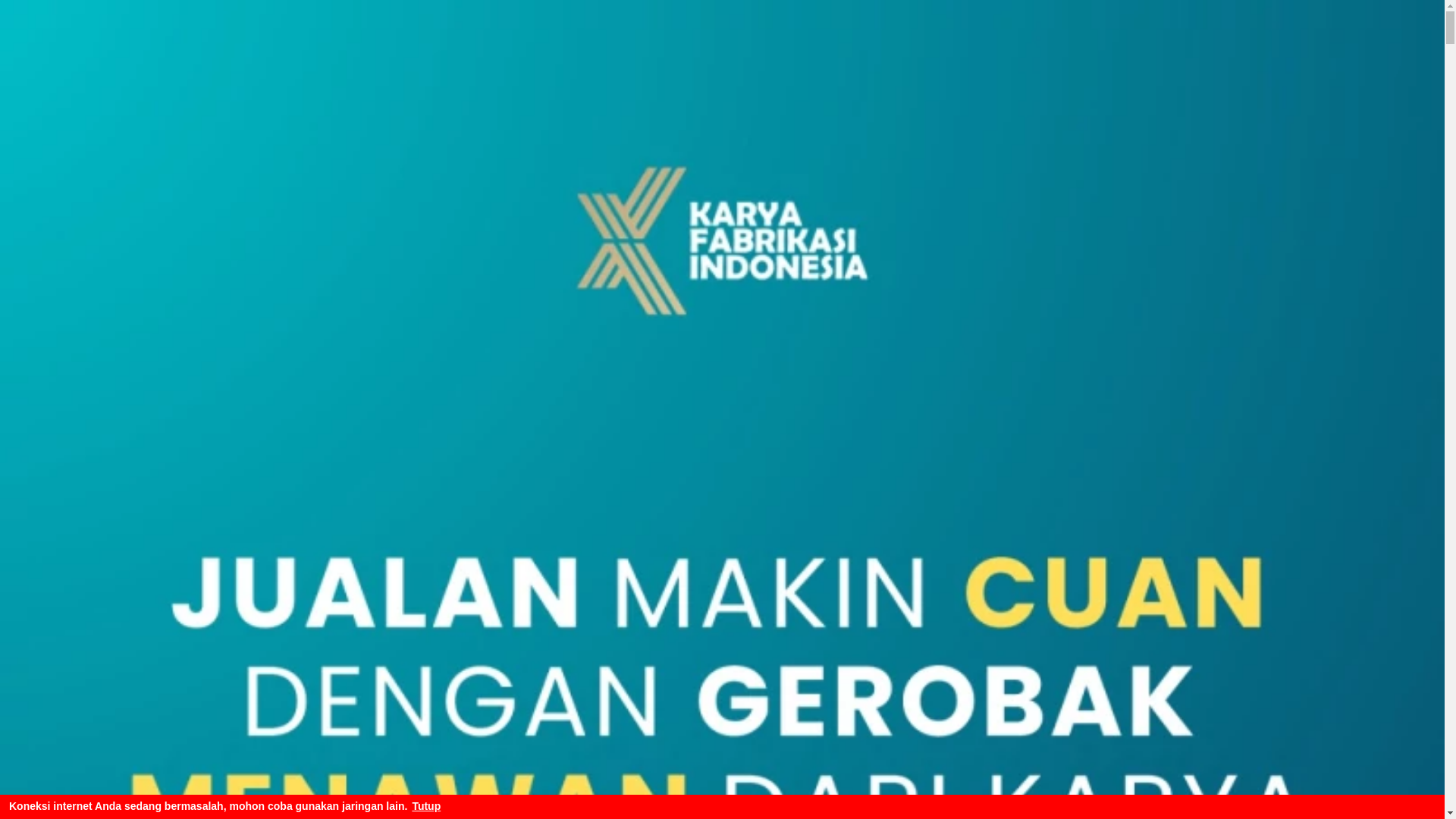 website screenshot of https://karyafabrikasiindonesia.my.id/