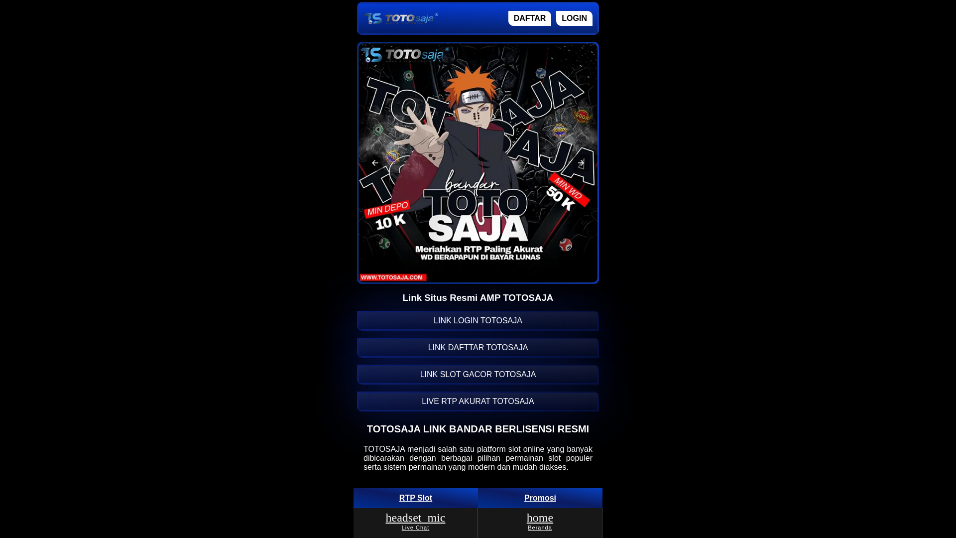 website screenshot of https://totosaja-folknortheast.pages.dev/