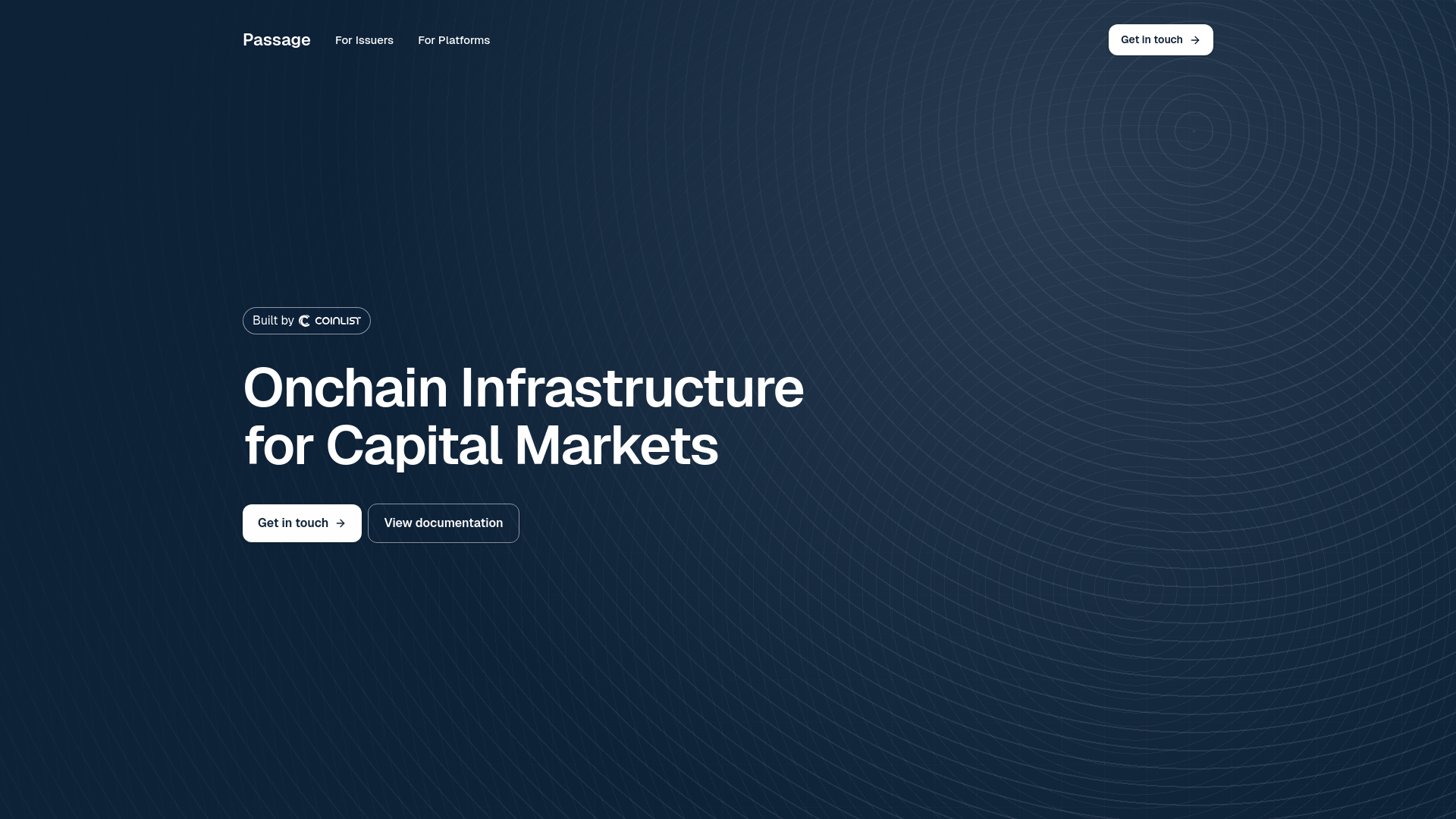 website screenshot of https://passage-b1m.pages.dev/