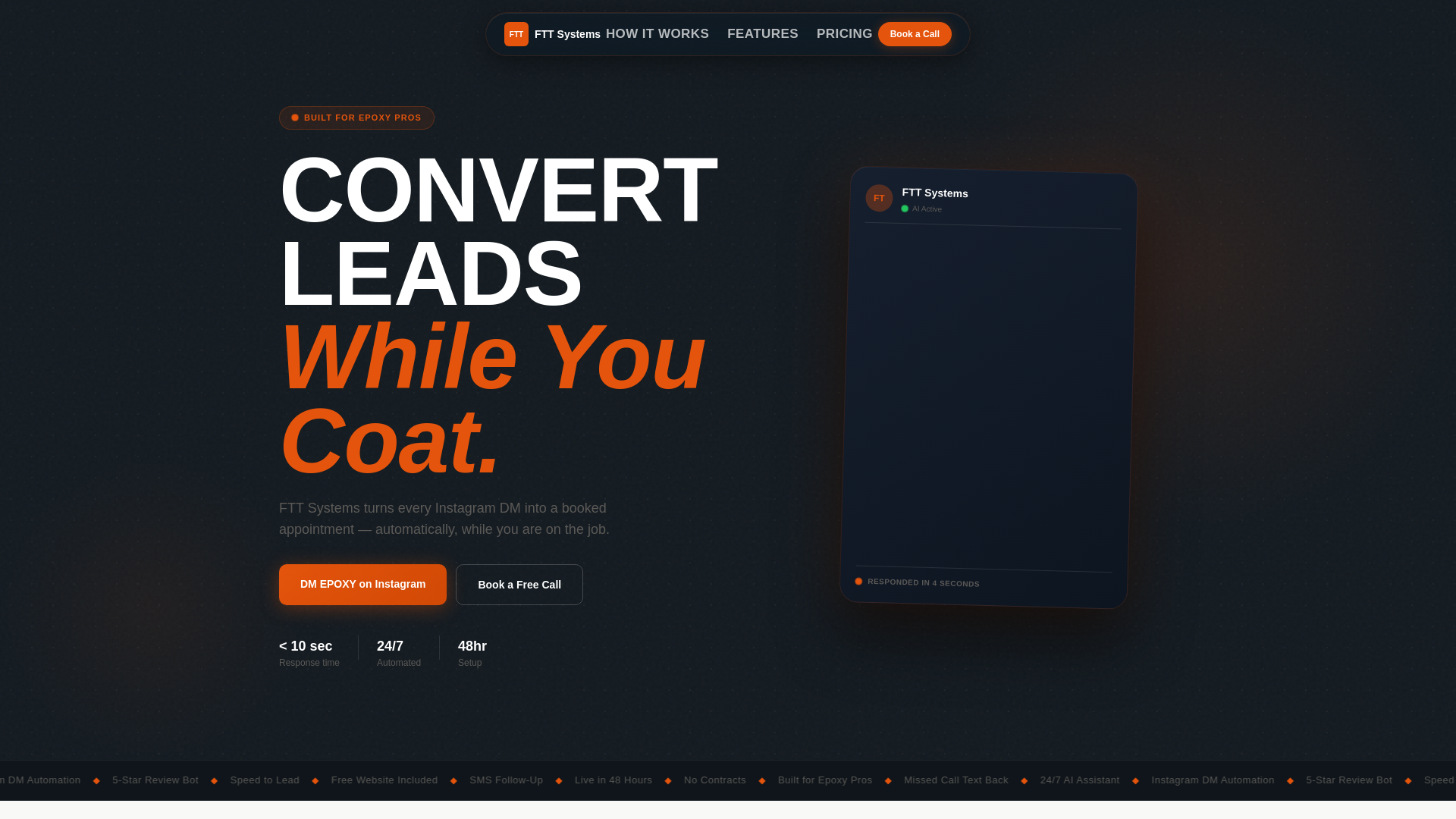 website screenshot of https://getftt.co/