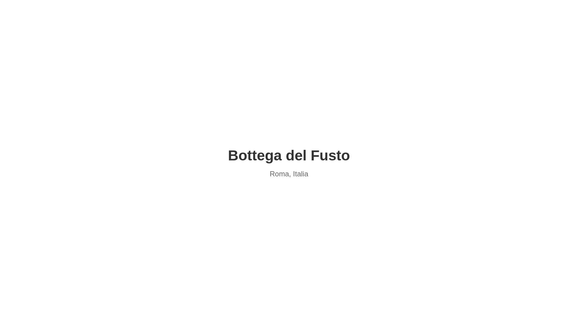 website screenshot of https://bottegadelfusto.it/